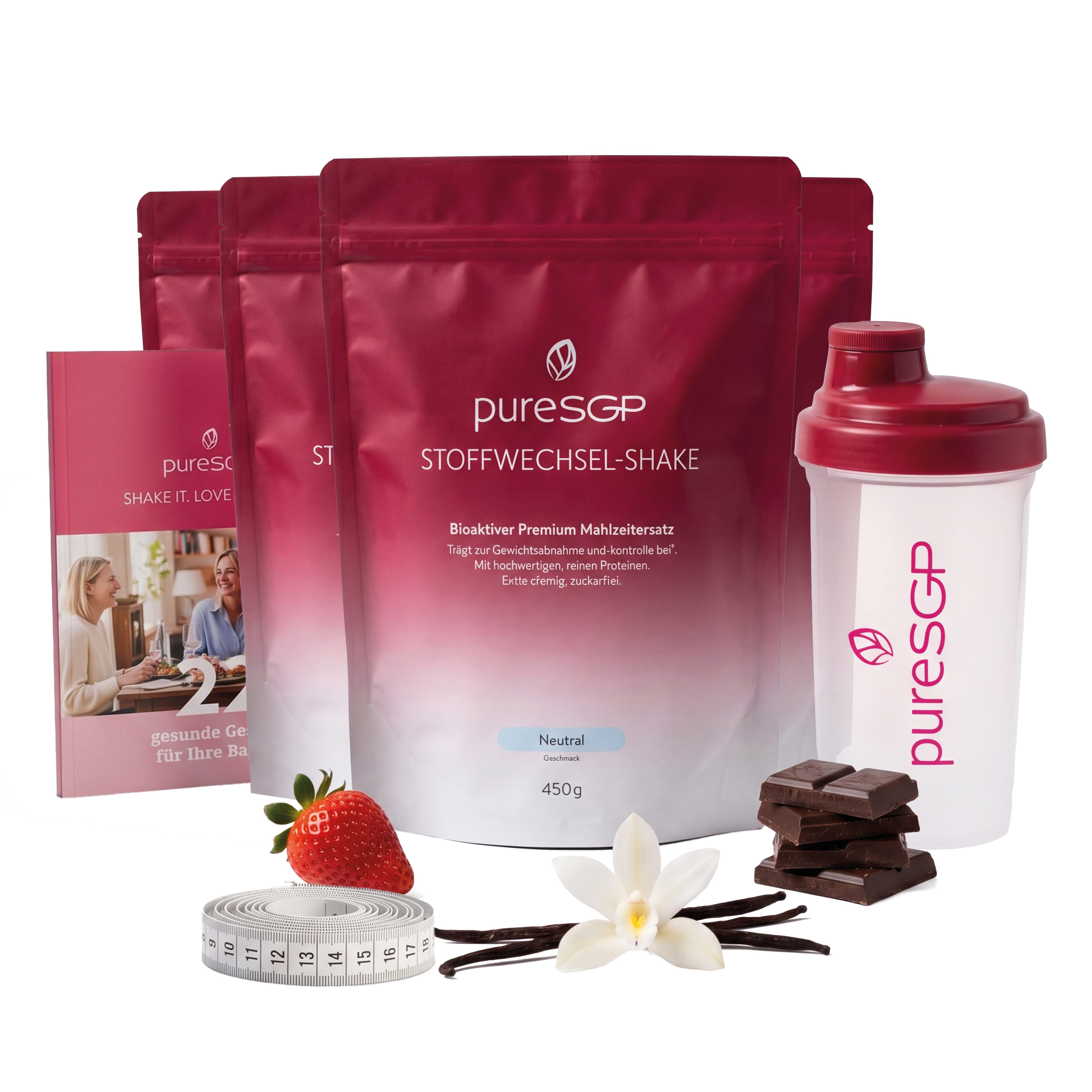 pureSGP pureSGP® Stoffwechsel-Shake: Premium Abnehm-Shake Pulver