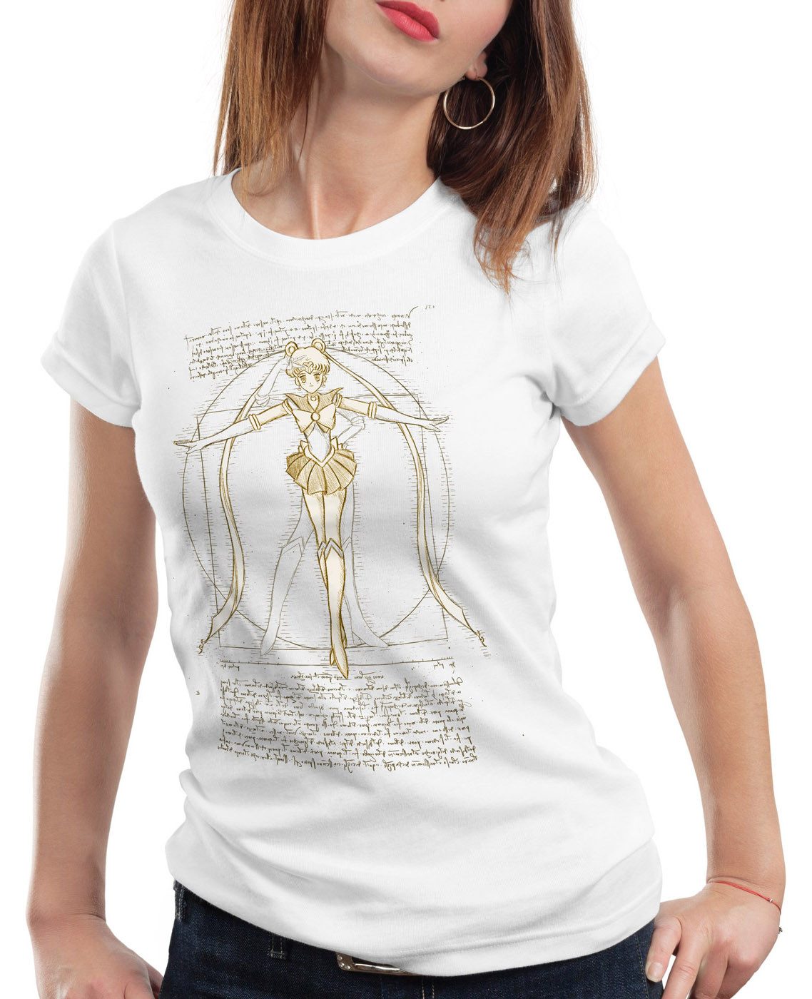 style3 T-Shirt Vitruvianische Bunny sailor moon günstig online kaufen
