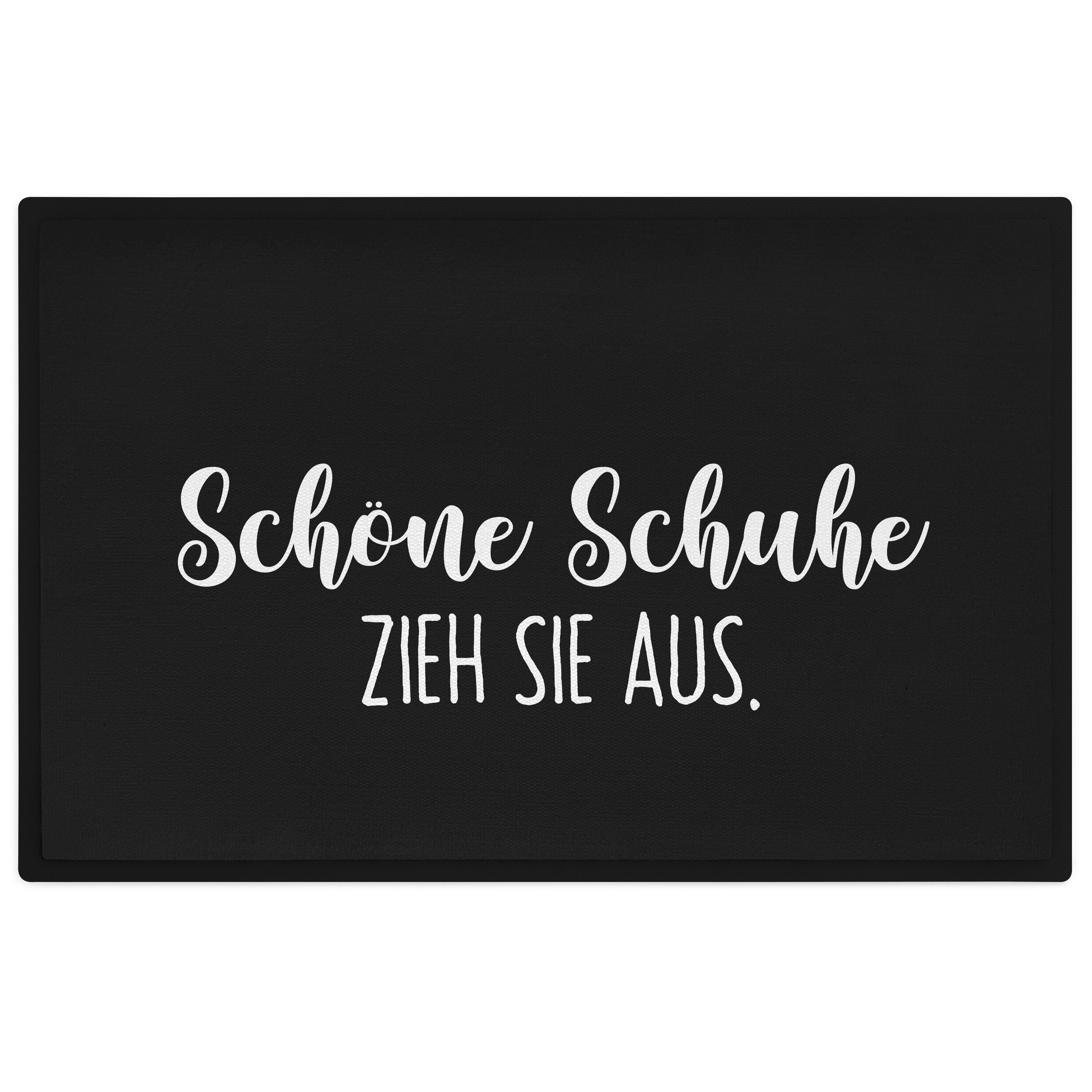 Trendation Fußmatte Lustige Fußmatte mit Spruch Schöne Schuhe Zieh Sie Aus günstig online kaufen