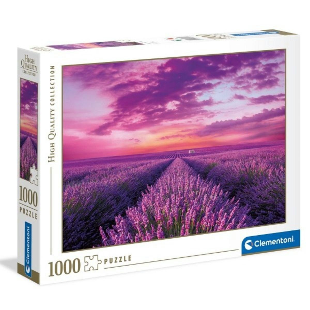 Puzzle Feld, Clementoni® Puzzleteile 1000 Lavendel