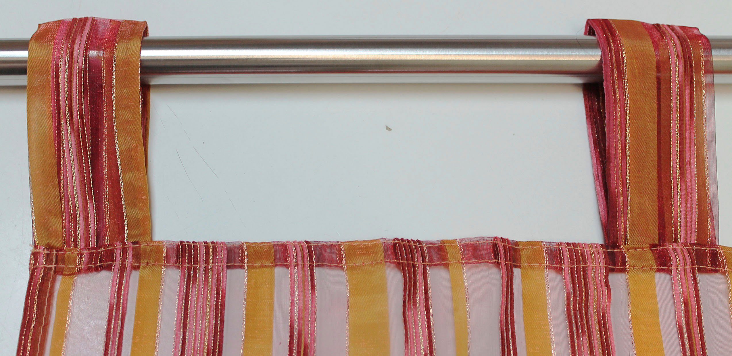 zeitlosen Gardine Wallersee, - OF (1 HOME DECO, St), ART Design HOSSNER im Schlaufenschal Schlaufen transparent,