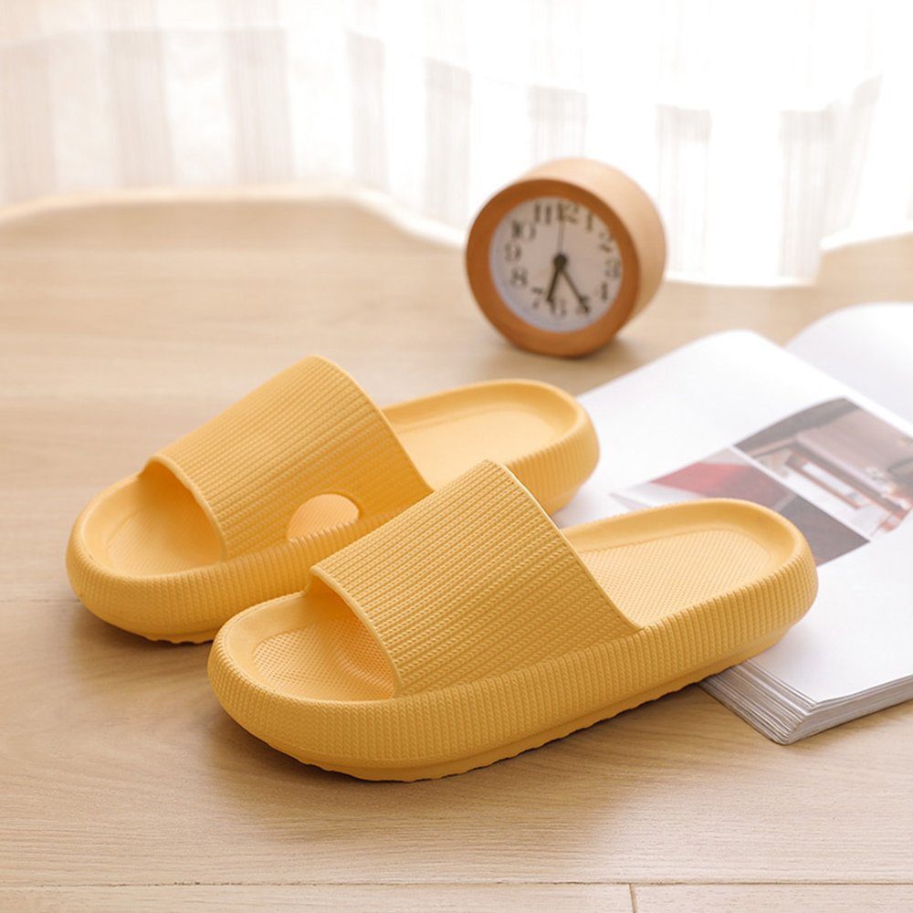 Blusmart Damen Herren Badeschuhe Badepantolette (EVA Rutschfest Pantoletten, Dicke Sohle bequeme) für Badezimmer, Schlafzimmer, Wohnzimmer, Strand, Freizeit – Bild 2 von 5