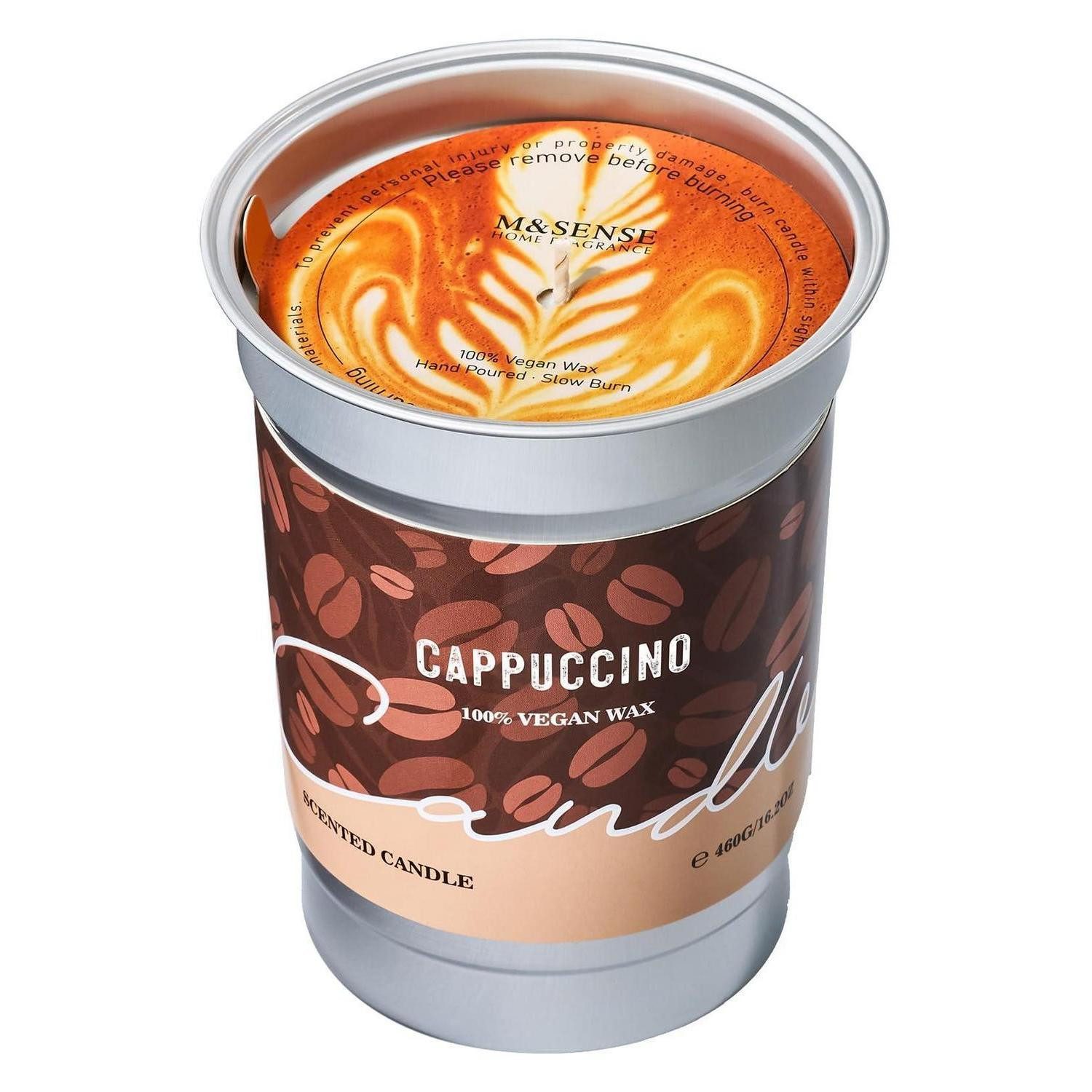 LuxusKollektion Duftkerze Duftkerze Cappuccino 460g