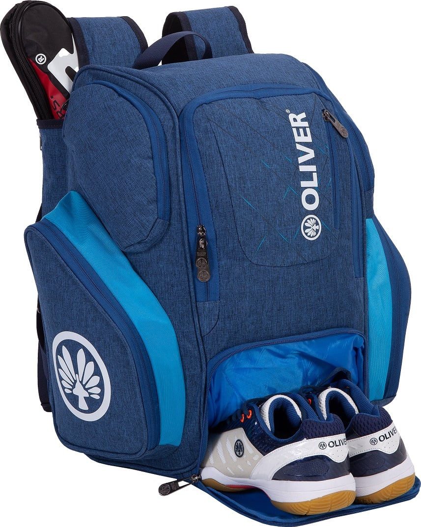 Oliver Rucksack XL (Hauptfach, Schlägerfach, Schuhfach) blau