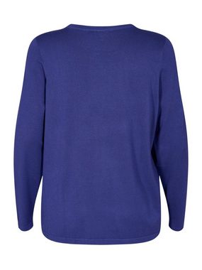 Zizzi Strickpullover CACARRIE (1-tlg) Plain/ohne Details