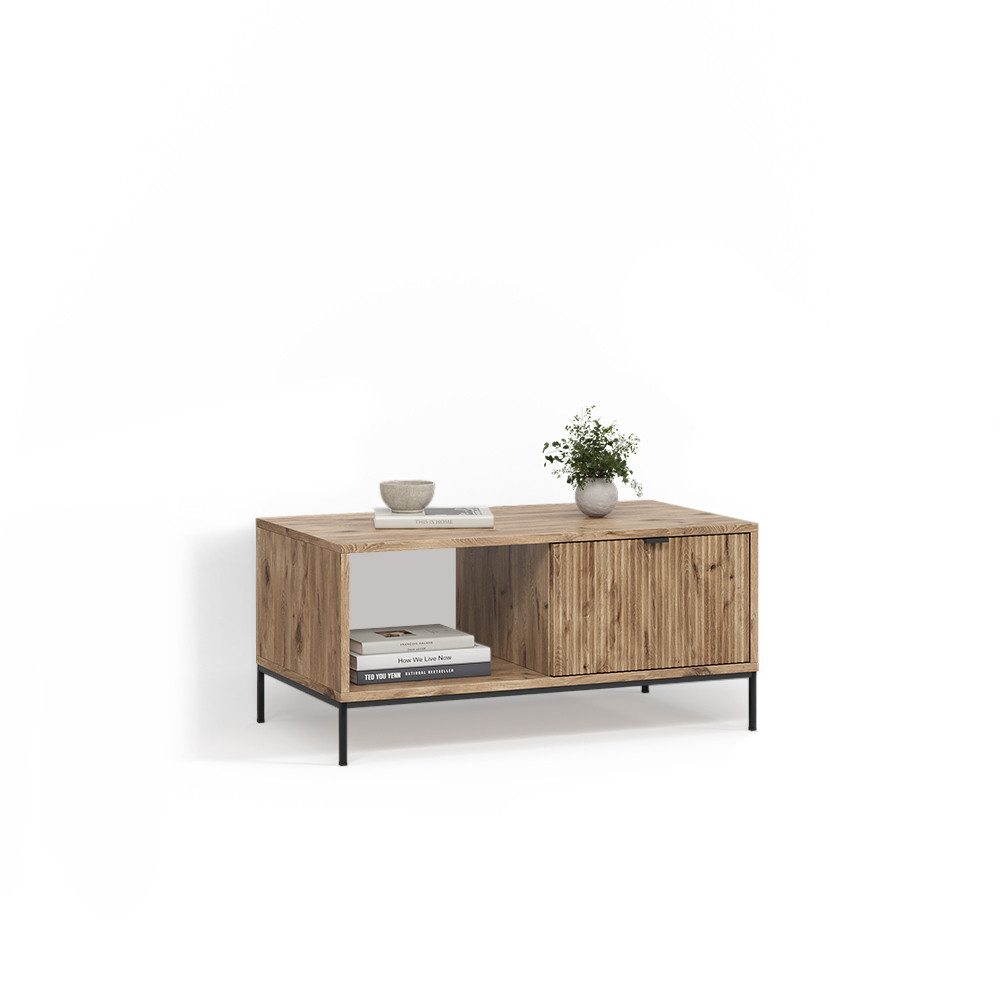 Livinity® Couchtisch Aterno, Viking Oak, mit einer Schublade (1-St)