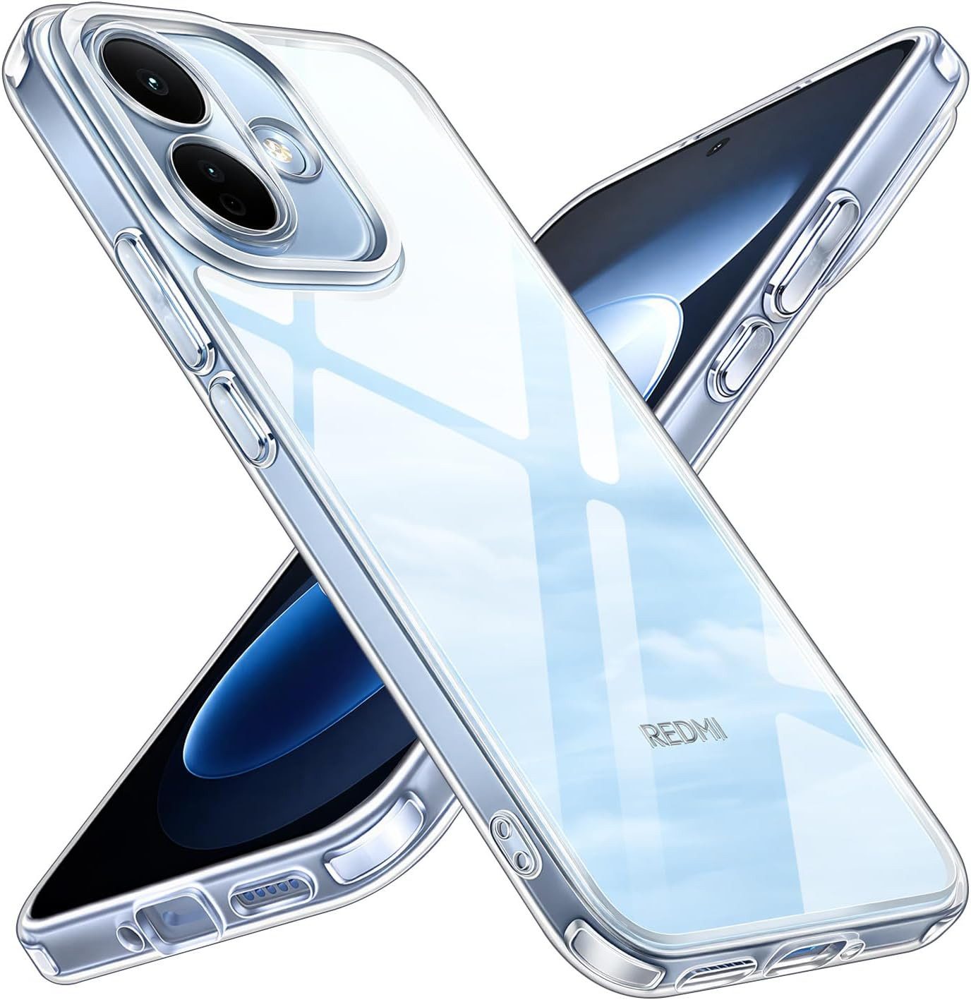 Widmann-Shop Smartphone-Hülle Redmi Note 17 Pro 5G Case Handyhülle Transparent, Für Redmi Note 17 Pro 5G