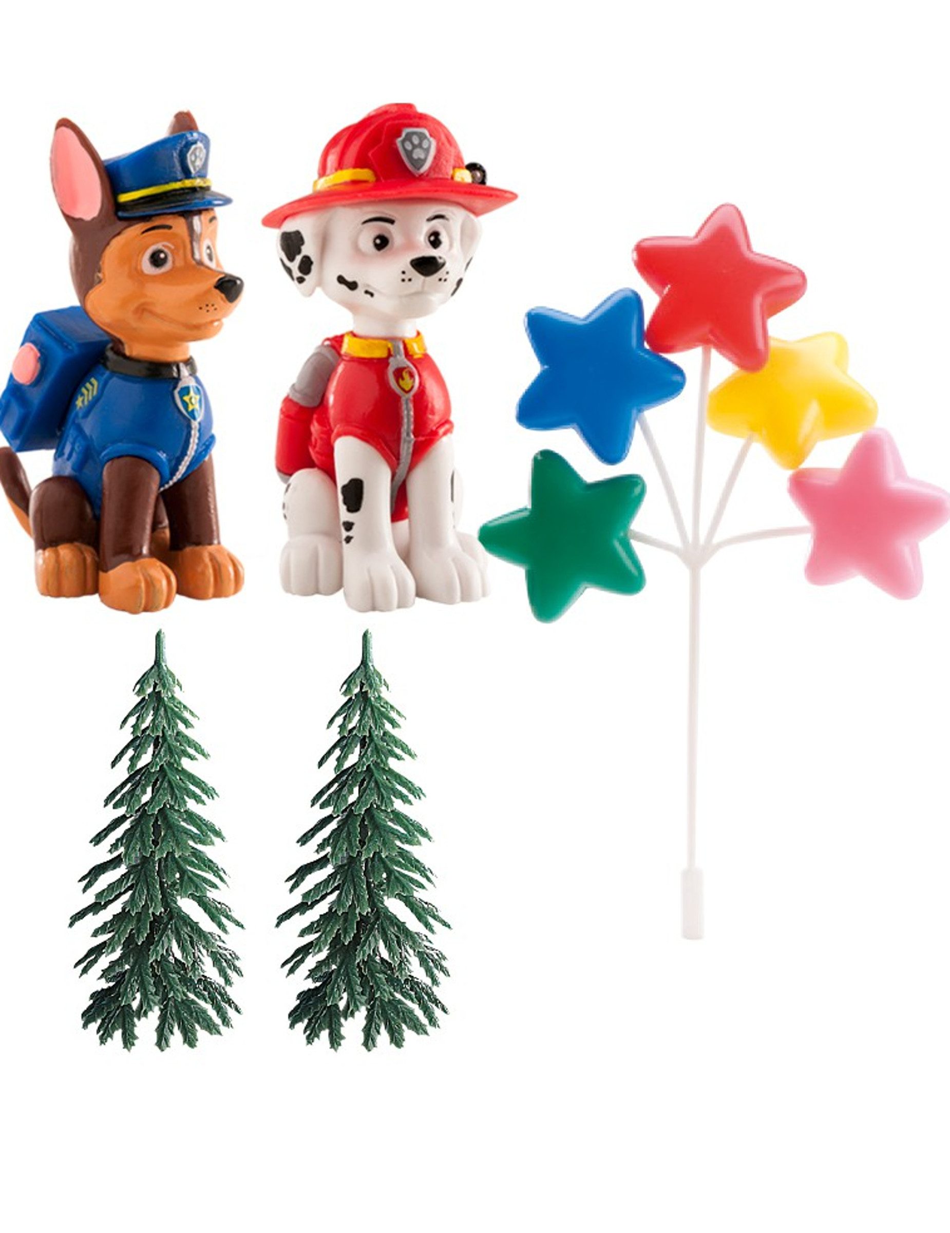 deKora Kostüm Dekorationsset PAW Patrol für Kuchen - bunt