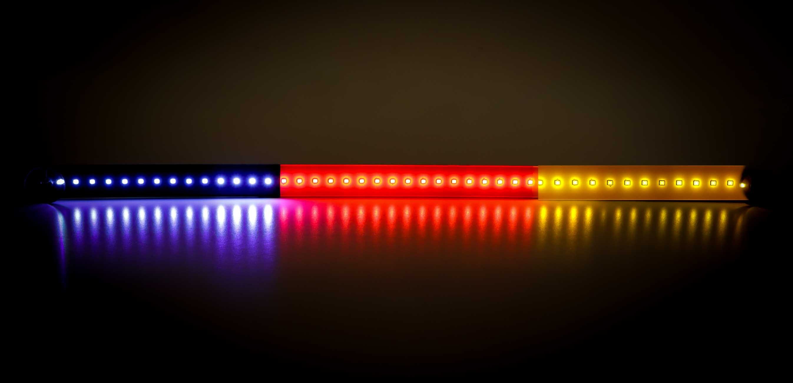 All Ride LED Lichtleiste LKW LED-Lichtleiste in schwarz, rot, gold, Fahrerhausbeleuchtung, LED fest integriert, weiß, LKW LED Innenleuchte in den deutschen Nati – Bild 4 von 4