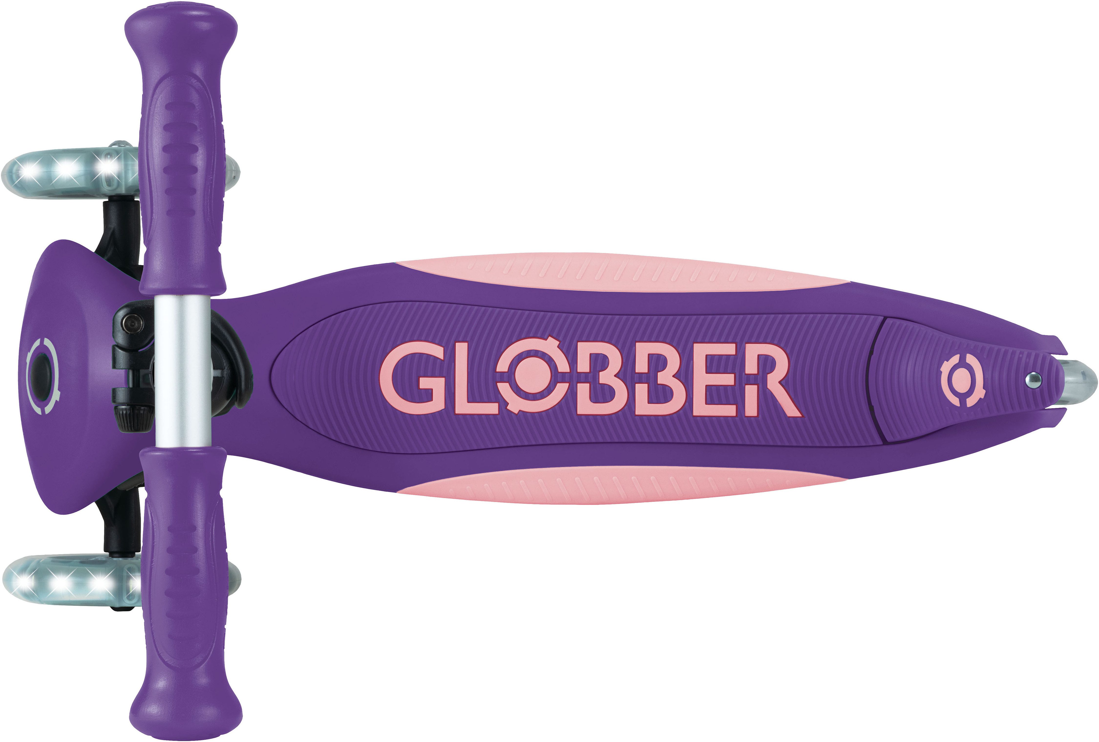 Globber Tretroller GLOBBER ELITE LIGHTS, mit Leuchtrollen