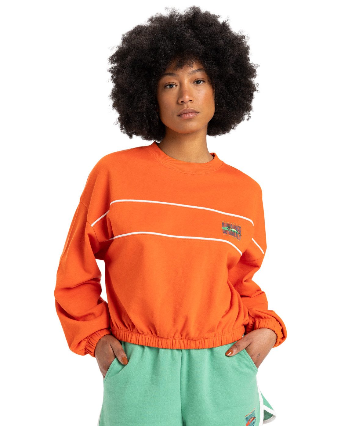 Quiksilver Sweatshirt Crop Over günstig online kaufen
