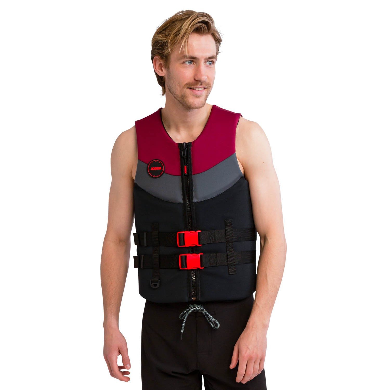 Jobe Schwimmweste Jobe Neopren Schwimmweste Herren Burgundy Red Vest Men Prallschutz
