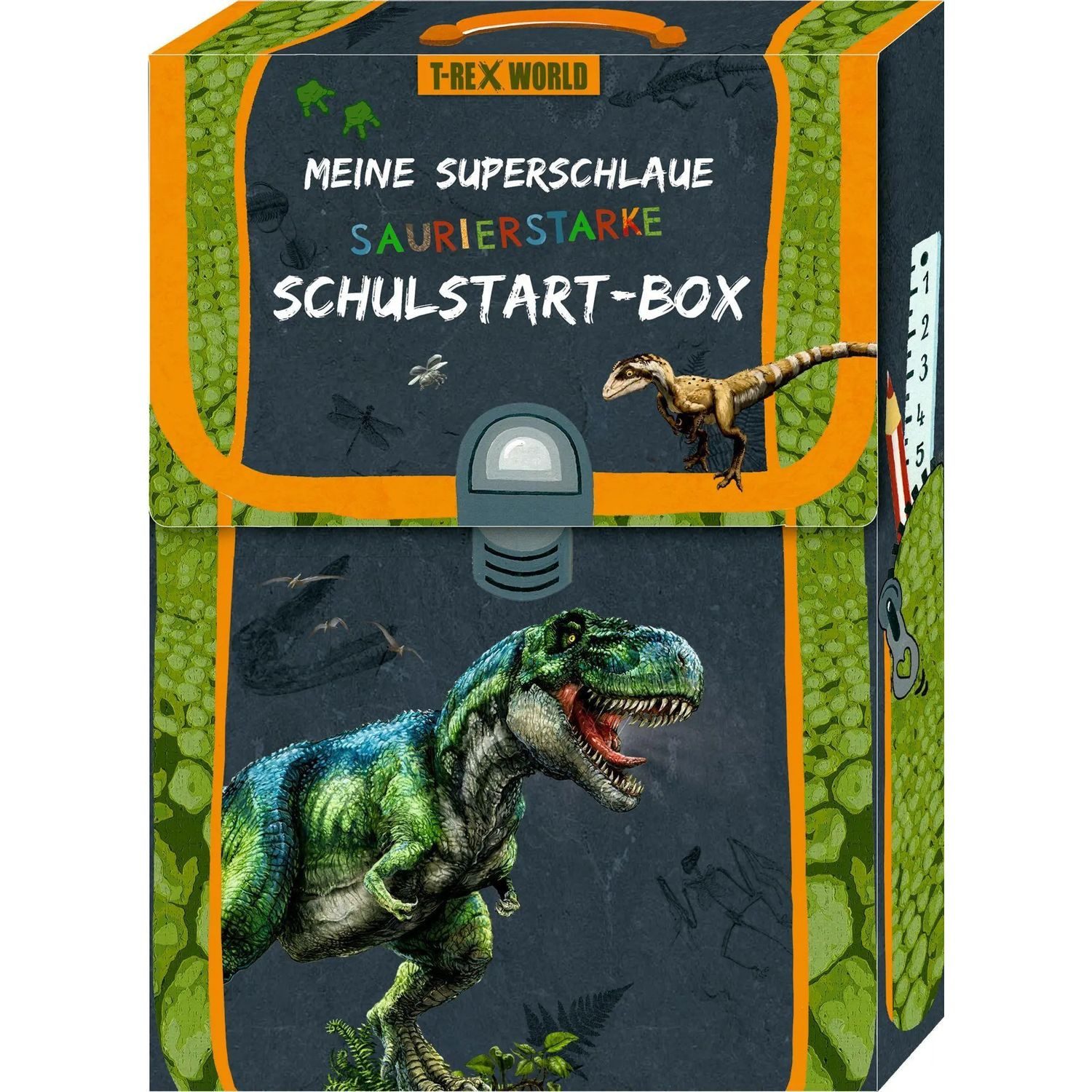 Coppenrath Spiel Meine superschlaue saurierstarke Schulstart-Box (T-Rex World)