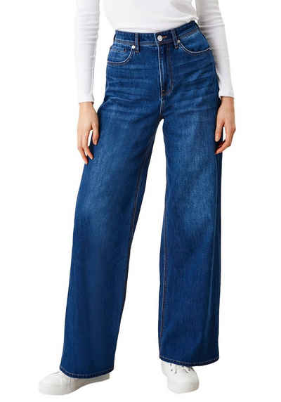 s.Oliver High-waist-Jeans mit verlängerten Gürtelschlaufen