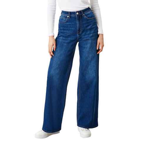 s.Oliver High-waist-Jeans mit verlängerten Gürtelschlaufen