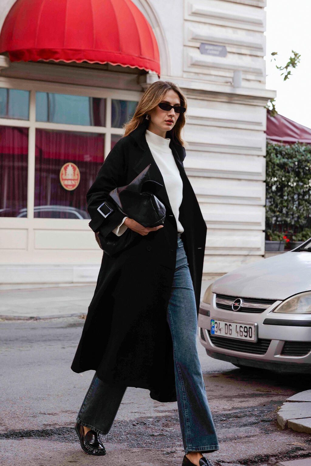 touche prive Trenchcoat TRENCHCOAT IN ÜBERGRÖSSE MIT DETAILLIERTER SCHNALLE