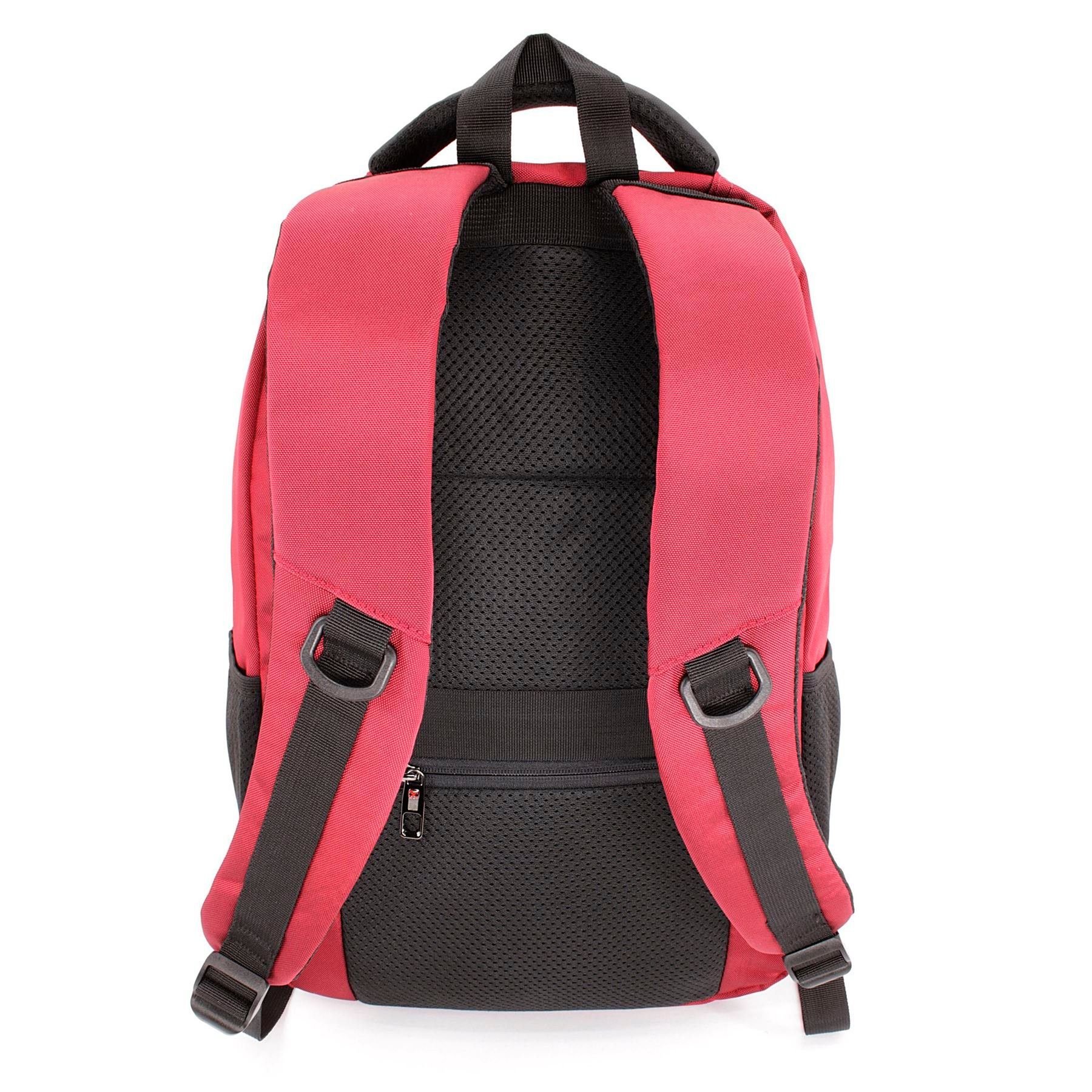 15,6" SHG Backpack (rot), Sportrucksack Freizeitrucksack Laptoprucksack Notebook_Rucksack Schulrucksack Cityrucksack