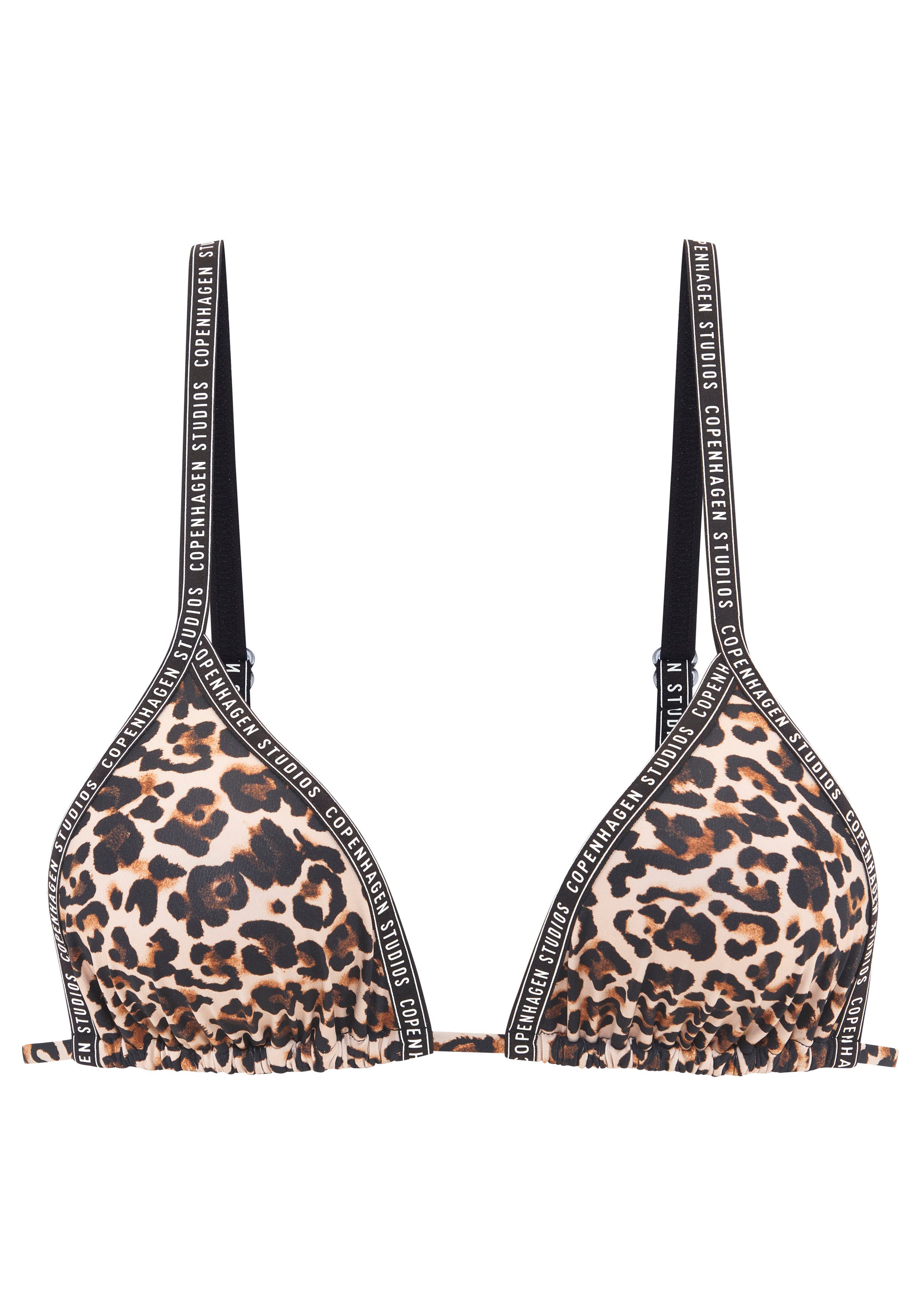 Copenhagen Studios Triangel-Bikini-Top Leody, Mit trendigem Animalprint günstig online kaufen