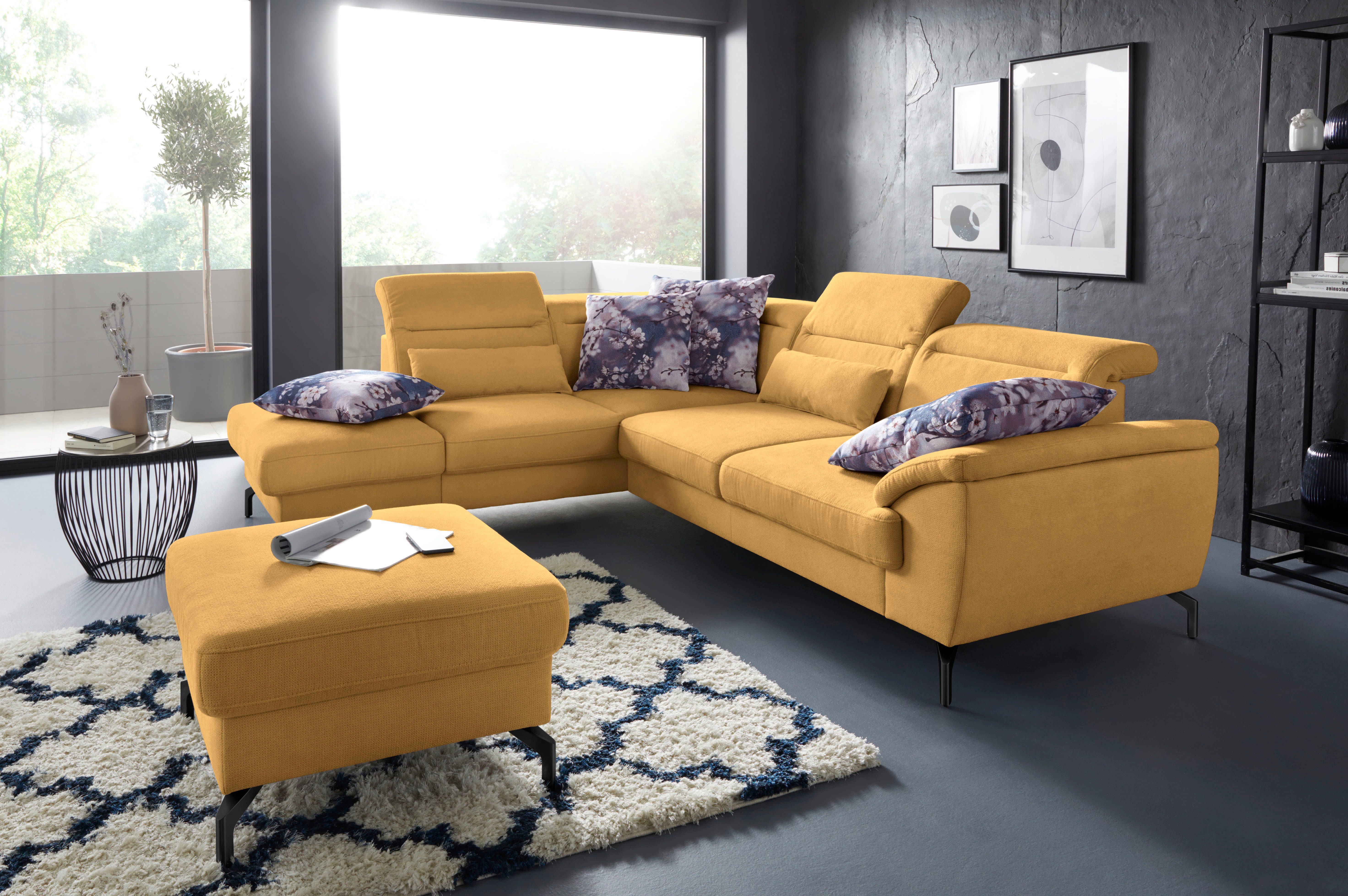sit&more Ecksofa Percy L-Form, 15 cm günstig online kaufen