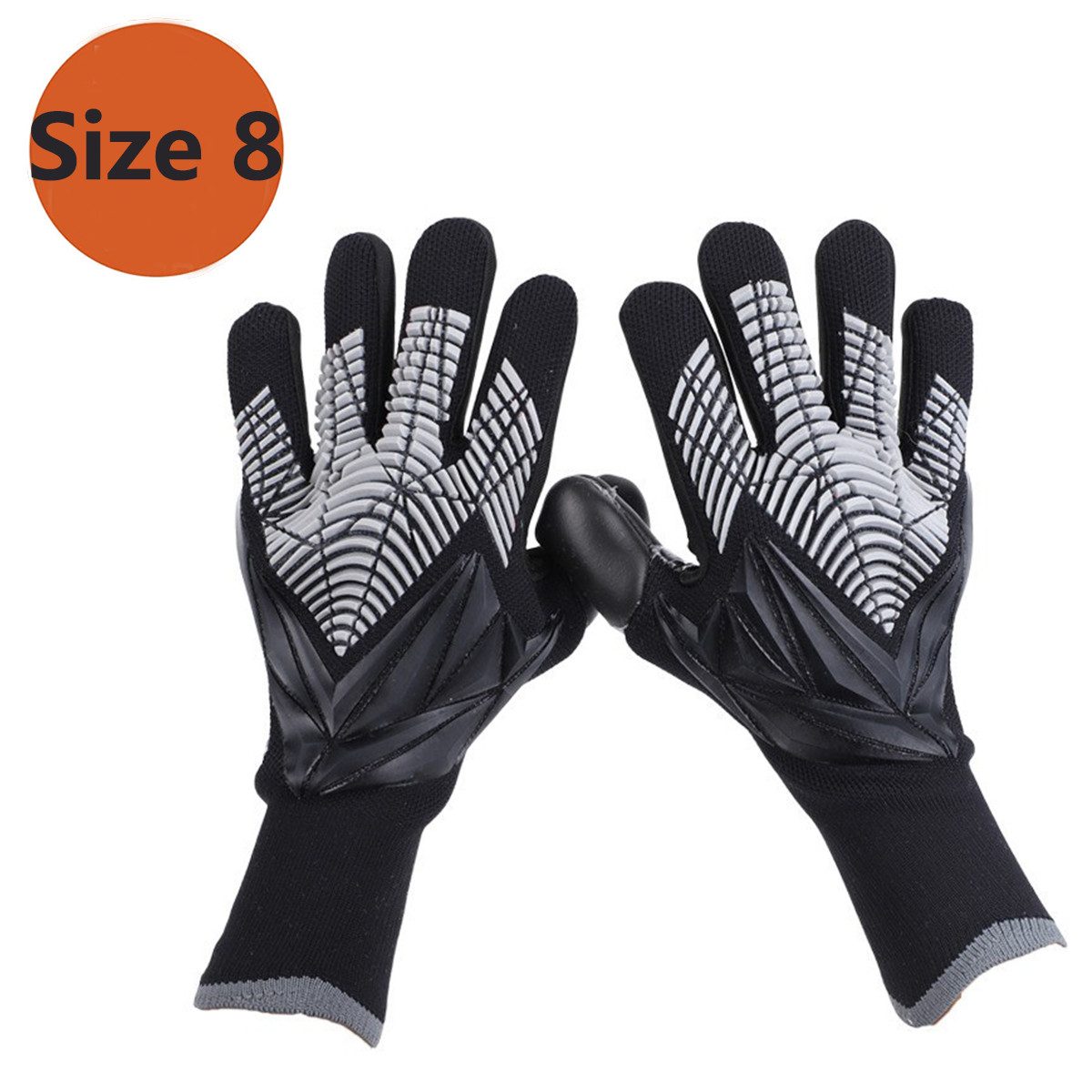 XDeer Перчатки для вратаря Перчатки для вратаря Перчатки Kinder rutschfeste atmungsaktive für Jugendliche Size 6 7 8 9 10