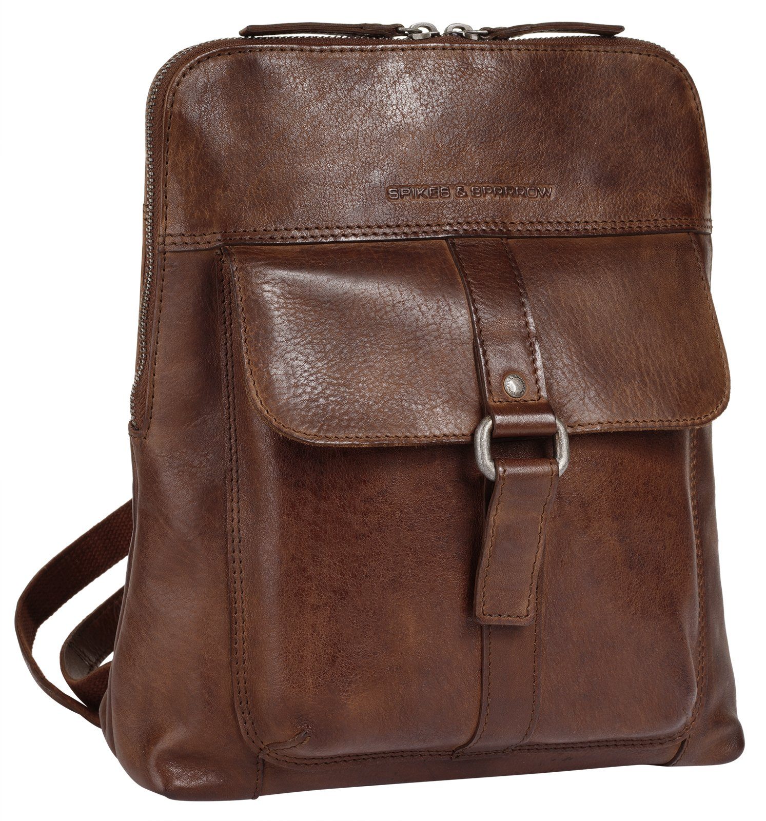 Spikes & Sparrow Cityrucksack, echt Leder günstig online kaufen