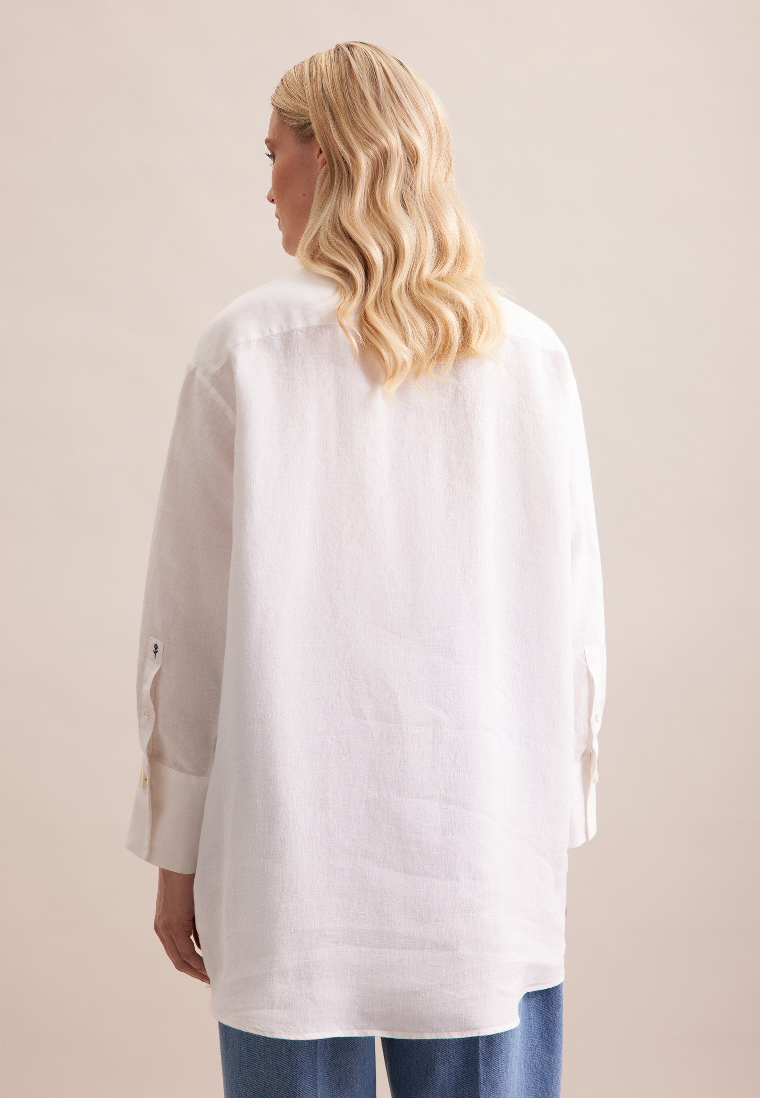 seidensticker Longbluse Schwarze Rose Langarm Kragen günstig online kaufen