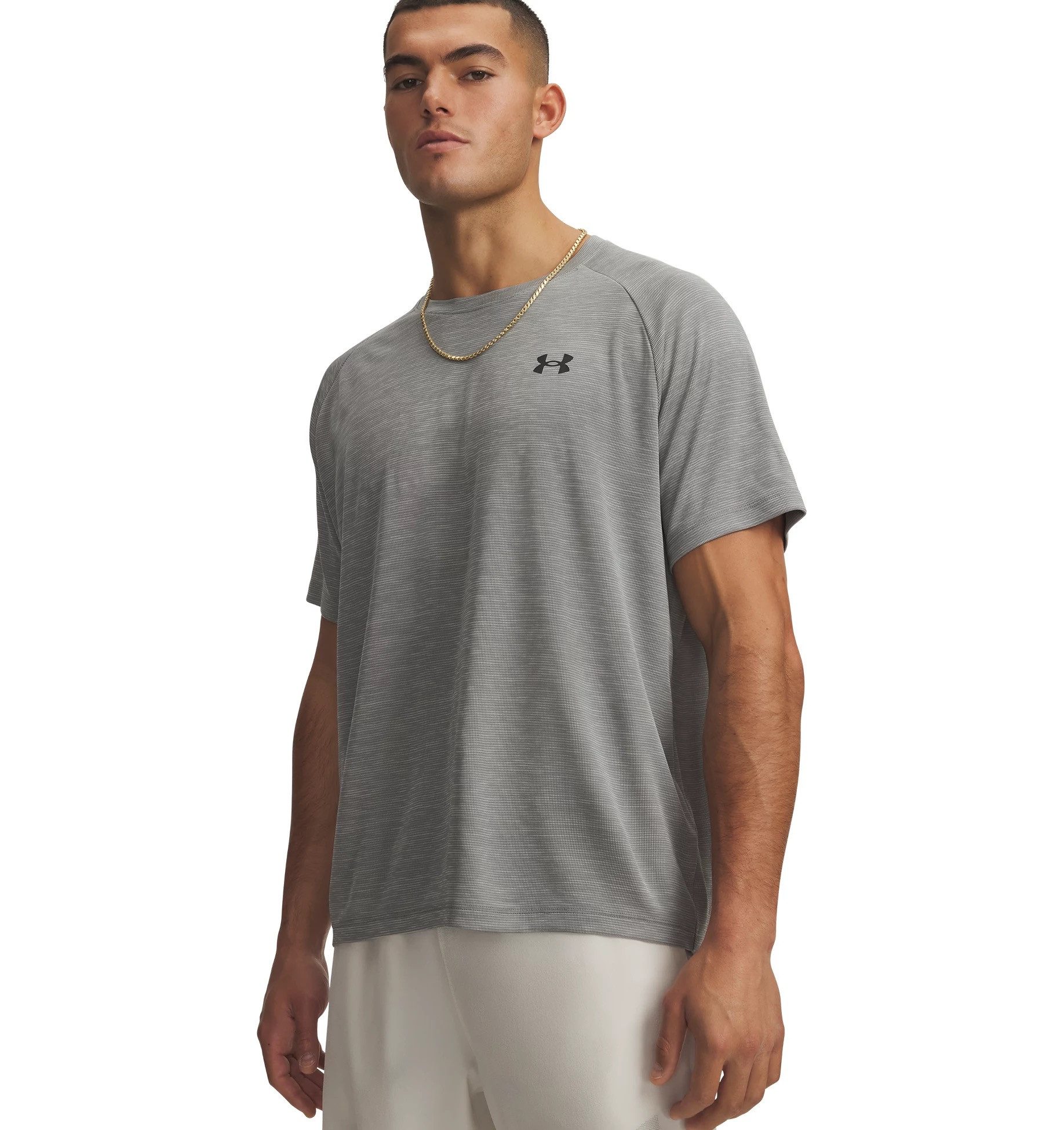 Under Armour® Trainingsshirt UA TECH TEXTURED SS atmungsaktives Material, lockere Passform, mit Kurzarm