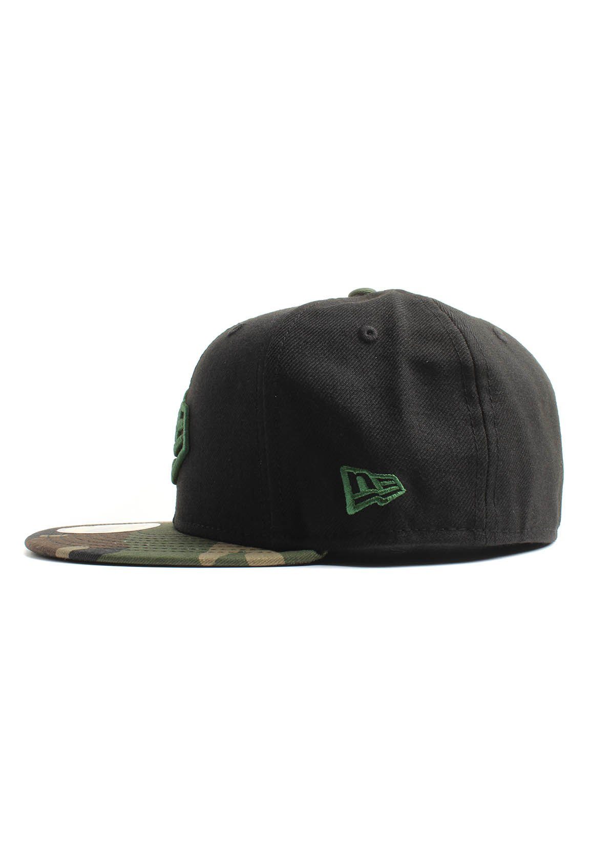 Era Camouflage Baseball FLAG New NE 59Fifty Schwarz New Grün Era Cap Cap