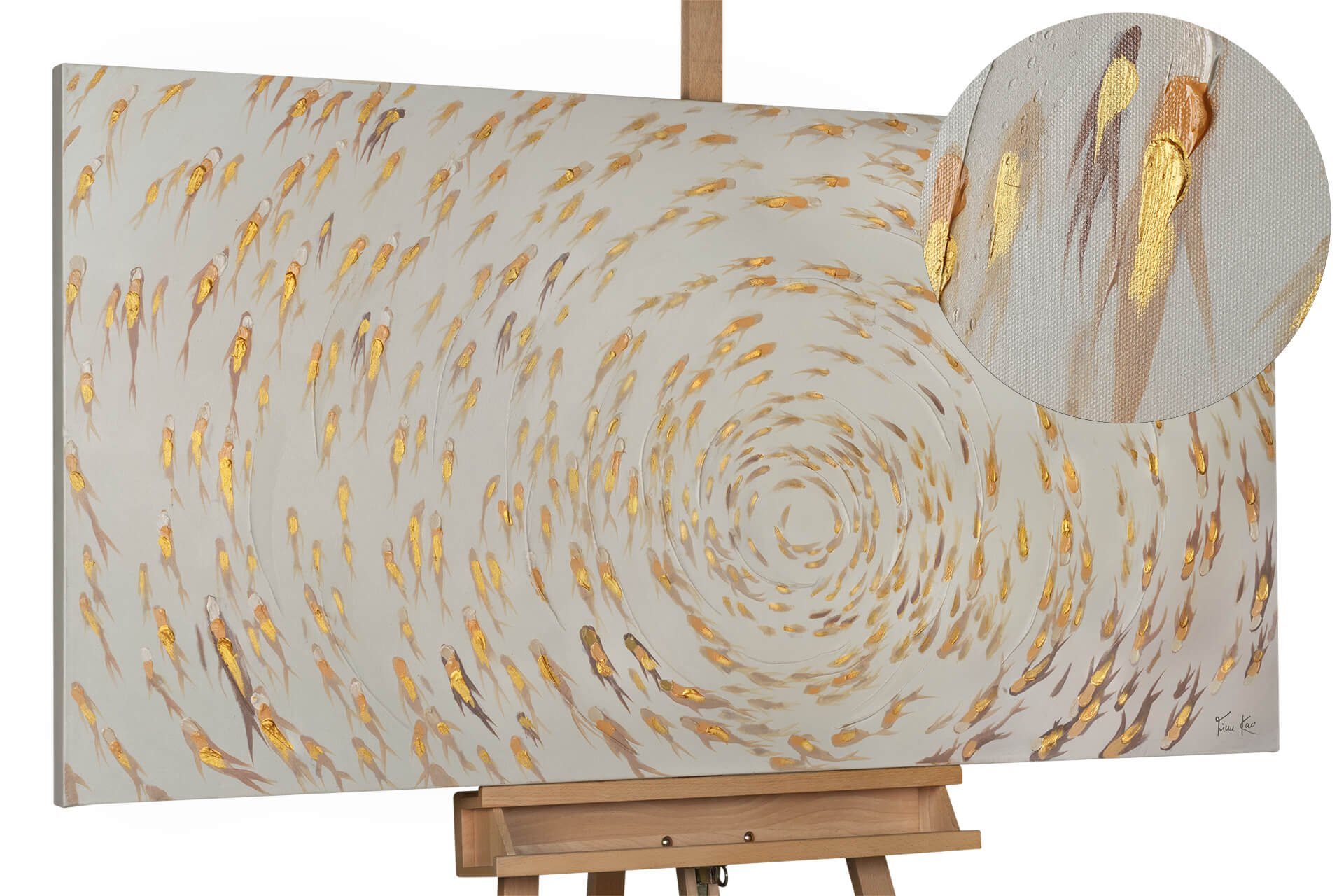 KunstLoft Acryl Gemälde 'Im Rausch Der Sinne' - 122,5x82,5cm Handgemalt