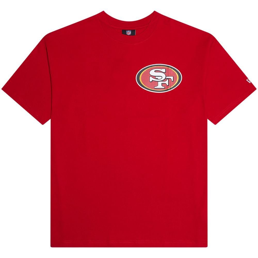 49ers Oversized San Print-Shirt Francisco New Era BACKPRINT