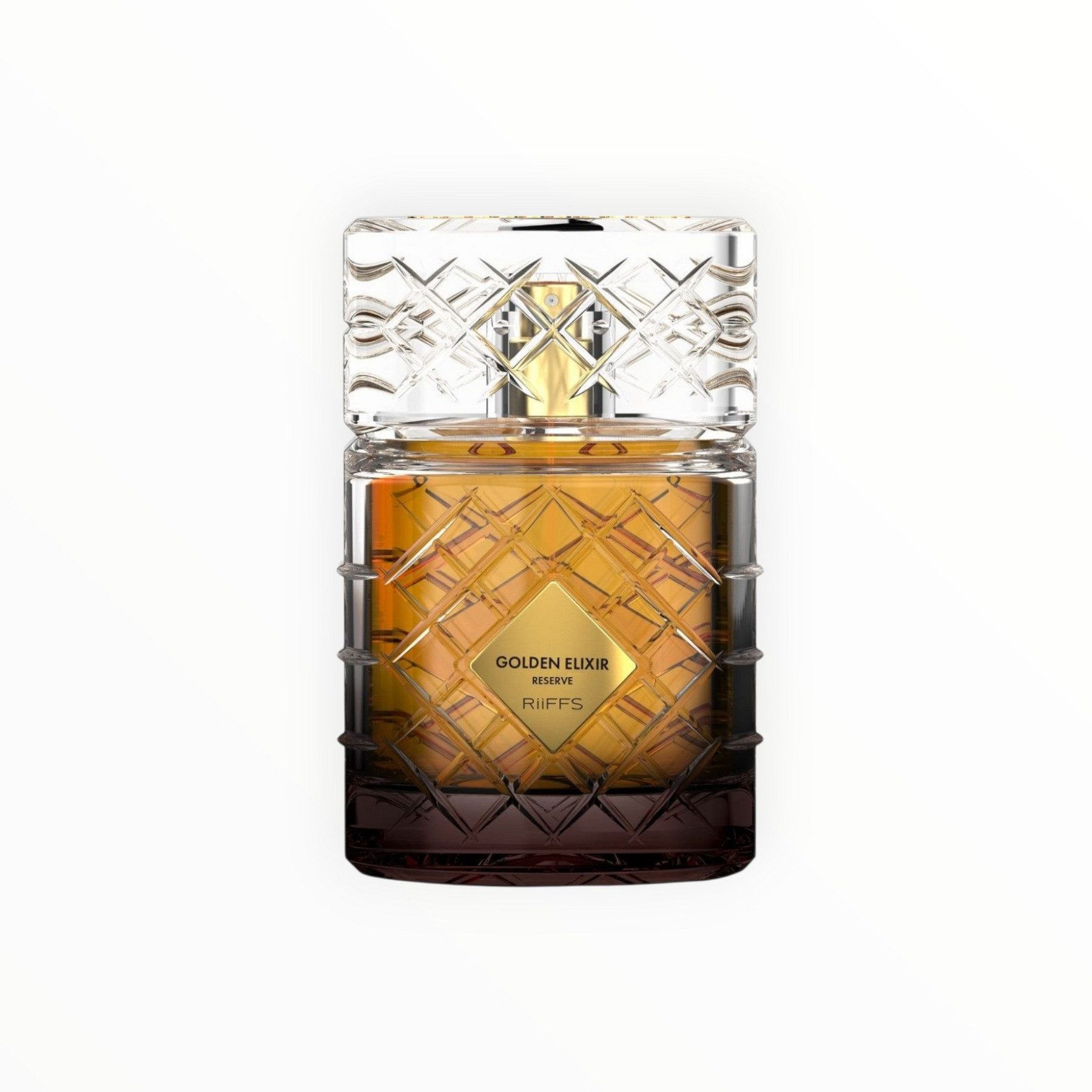 Riiffs Eau de Parfum "Goldener Elixier Reserve", Luxuriöser Unisexduft – Exquisite Komposition aus Mandarine, Safran