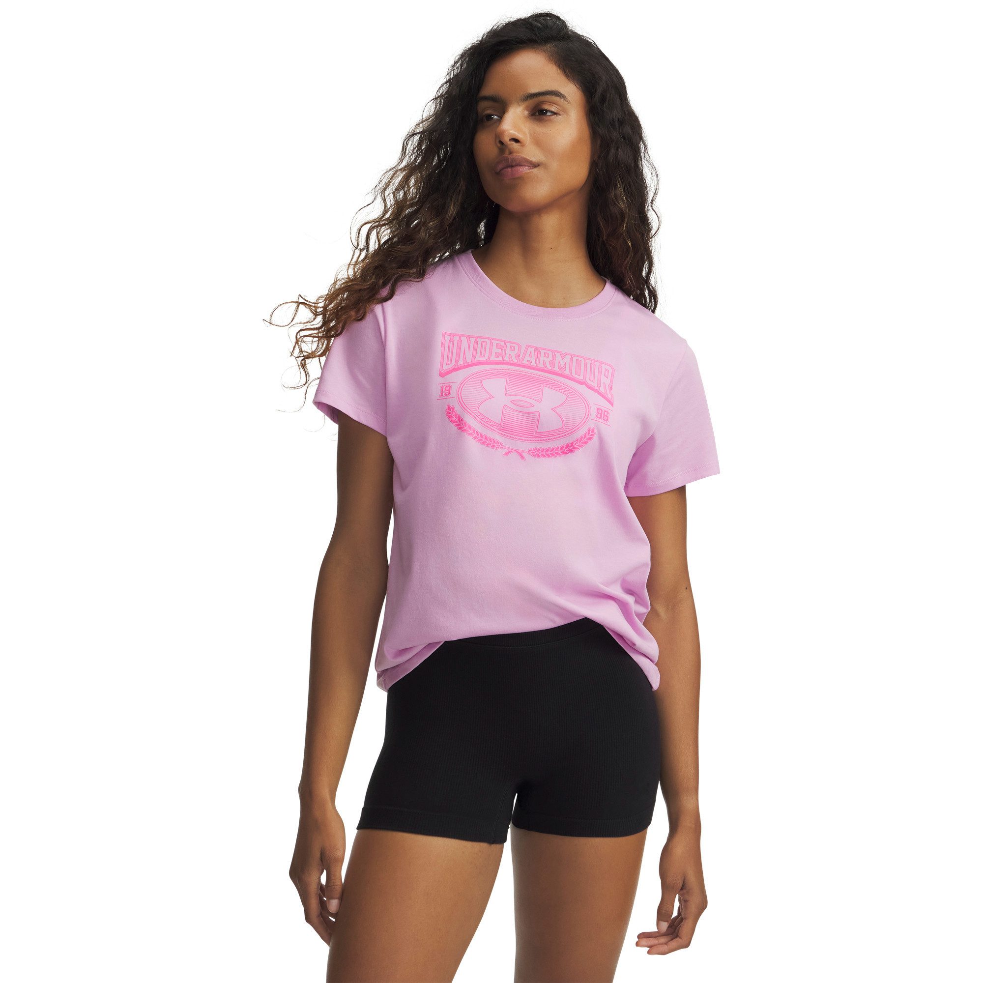 Under Armour® T-Shirt Under Armour Damen T-Shirt VARSITY SS 6010592