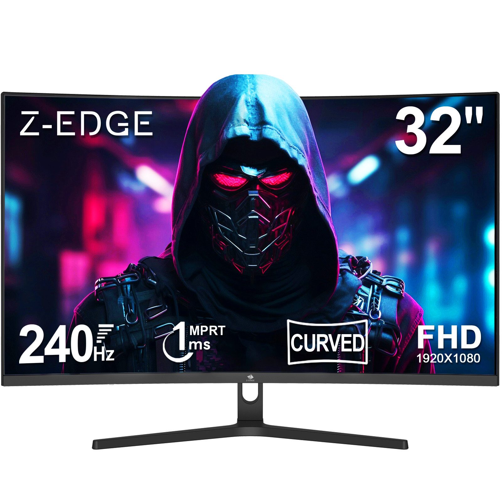Z-EDGE LED Curved-Gaming-Monitor (81 cm/32 ", FHD 1920x1080 px, FHD, 1 ms Reaktionszeit, 240 Hz, LCD)
