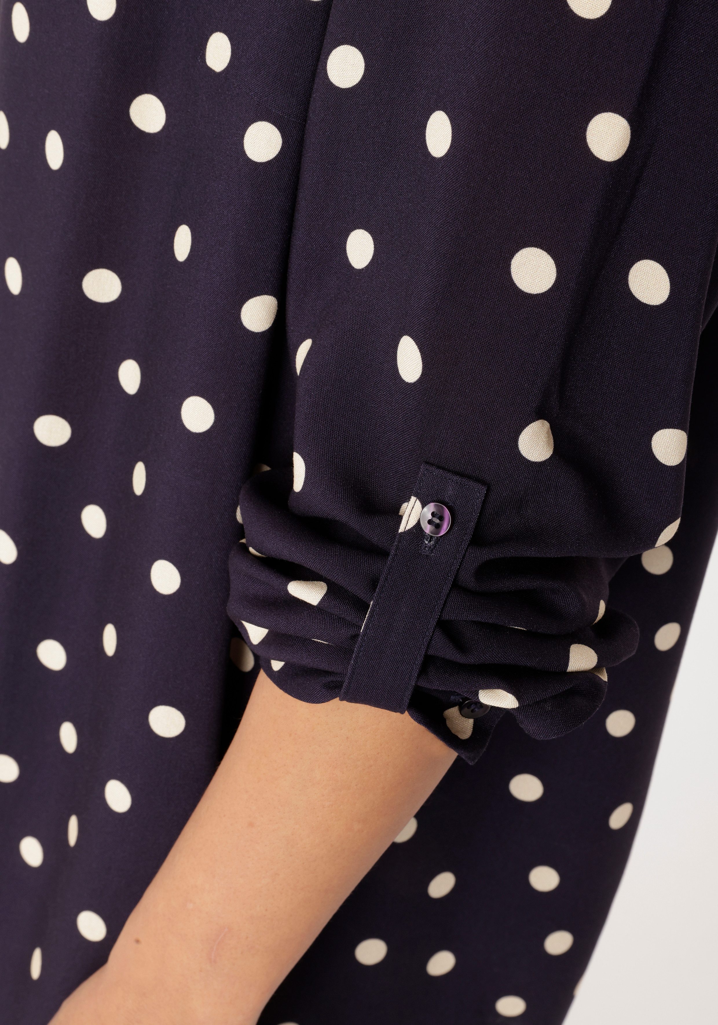 Aniston PLUS Schlupfbluse in trendigem Pünktchendessin - NEUE KOLLEKTION