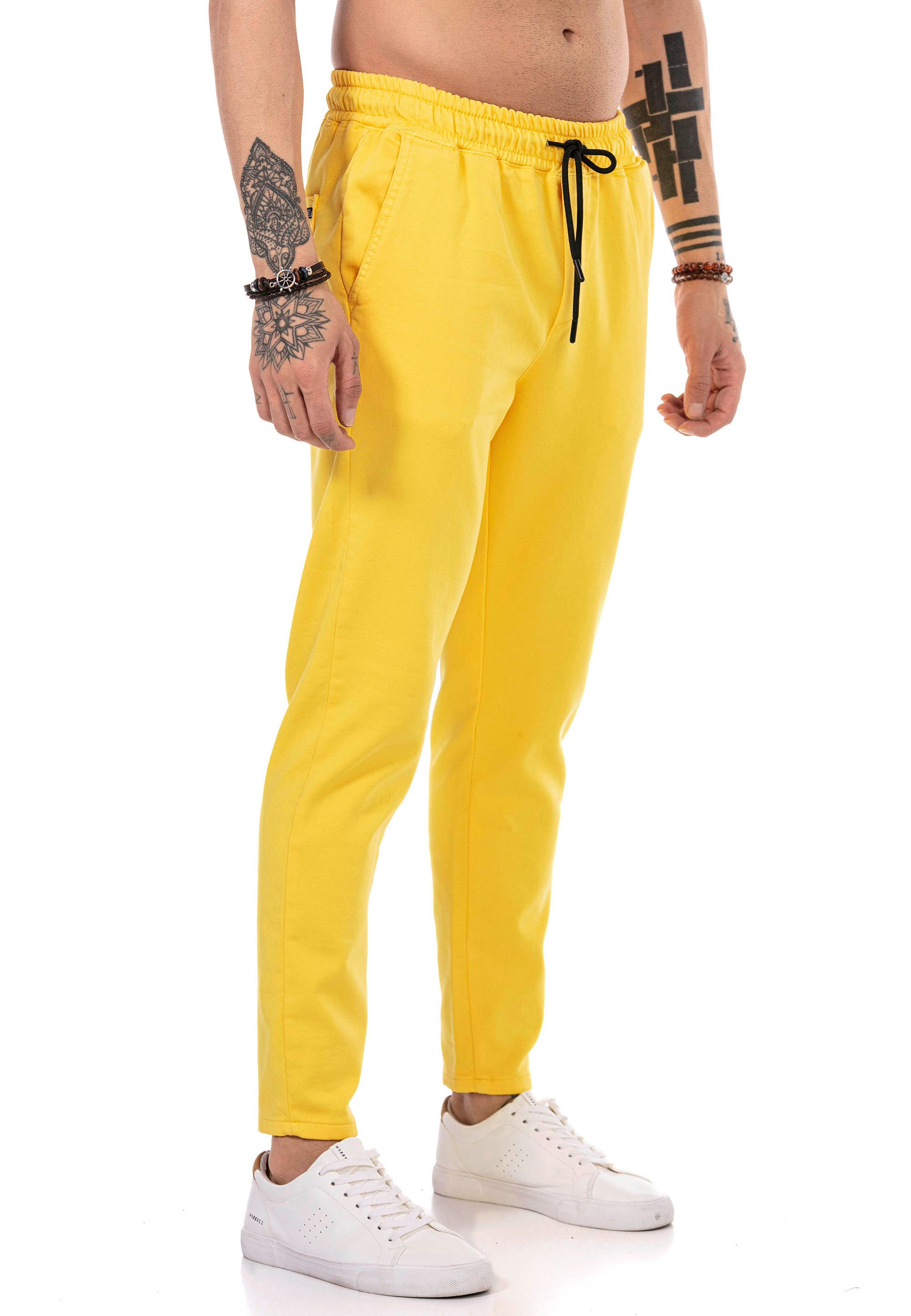 RedBridge Chinohose -Jogpants mit Kordelzug – Slim Fit, elastischer Bund, lässig & schick
