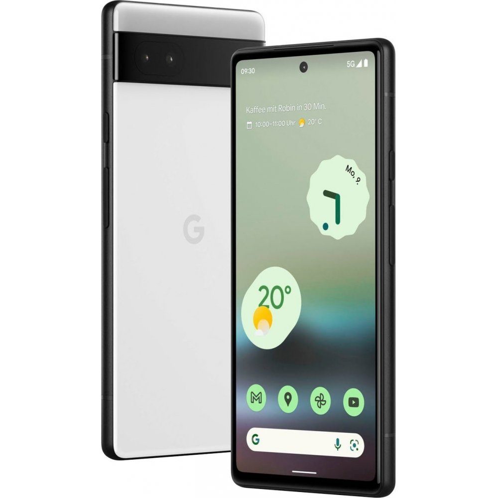 Smartphone 6 GB Google 6a GB / - Zoll, (6,1 Smartphone 5G Pixel GB - 128 Speicherplatz) chalk 128