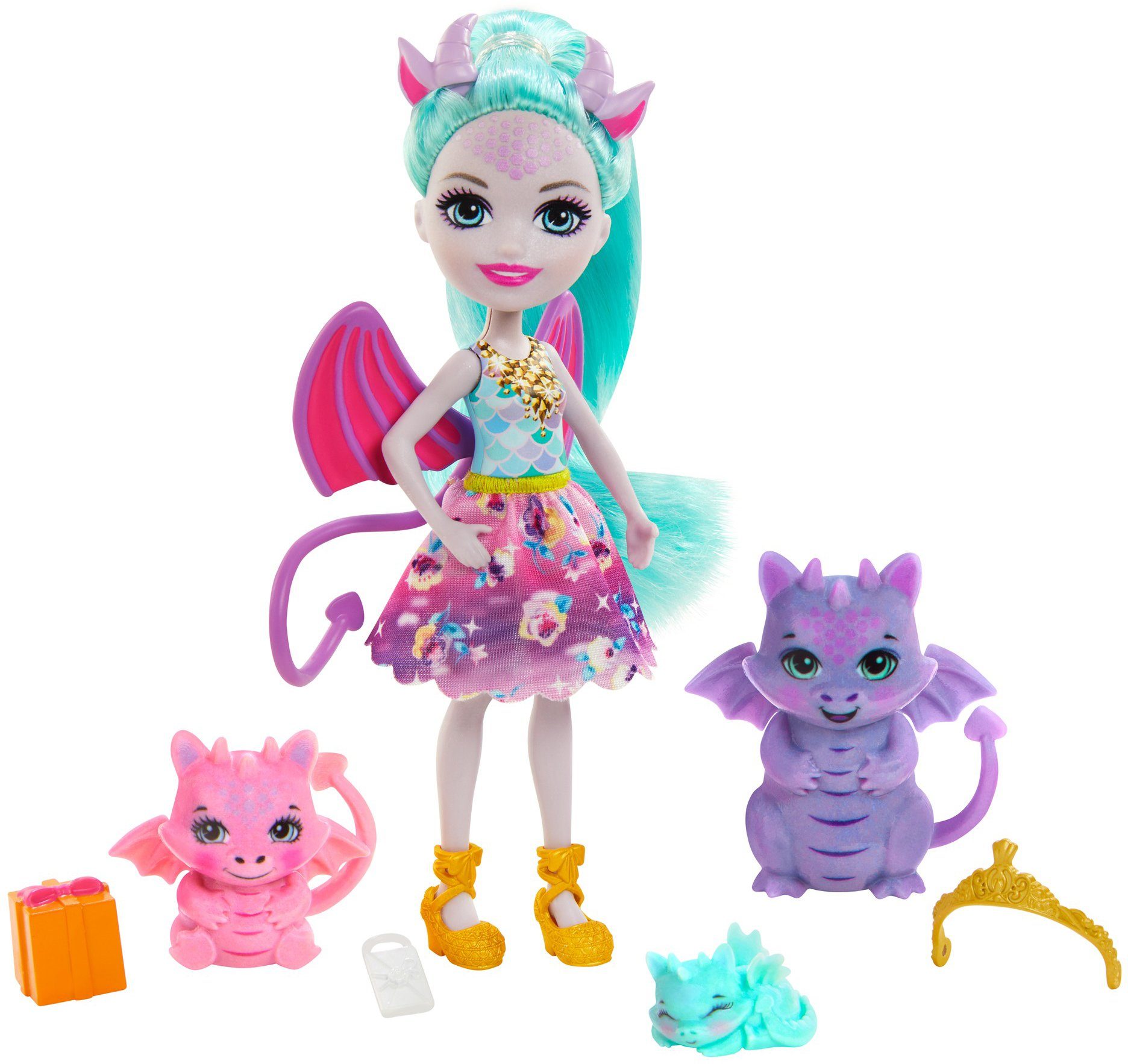 Image of Enchantimals Anziehpuppe »Enchantimals - Royals Dragon Family«