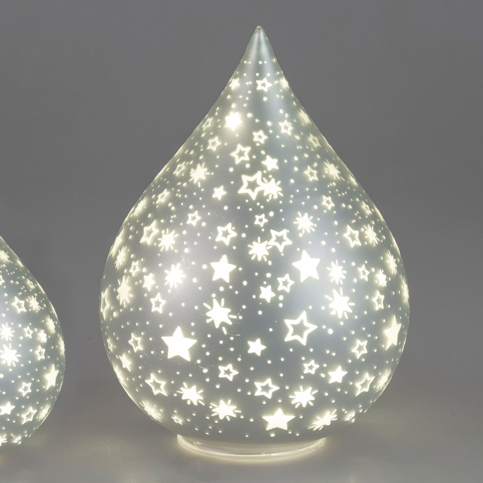 formano Nachttischlampe Silver Stars, Mit Timerfunktion, Silber, Motiv: Ste günstig online kaufen