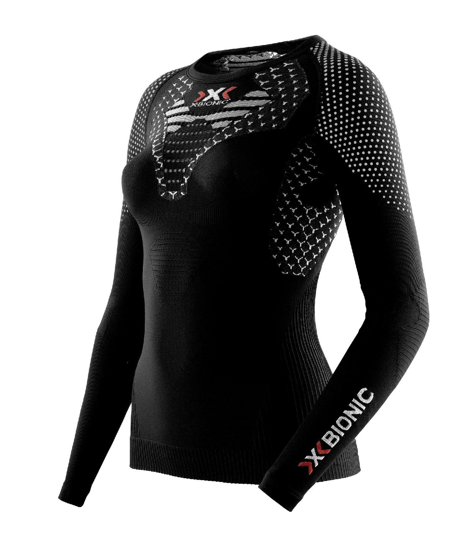 X-Bionic Langarmshirt Running Shirt TWYCE Longsleeve schwarz Damen