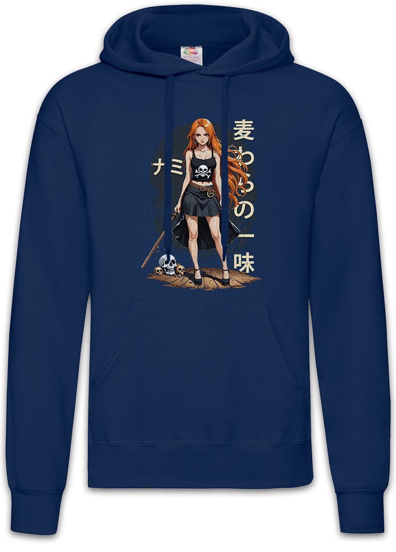 Urban Backwoods Hoodie Anime Nami Herren Hoodie One Pirate Adventure Anime Piece D Luffy (1-tlg) Treasure Pirates Series Serie