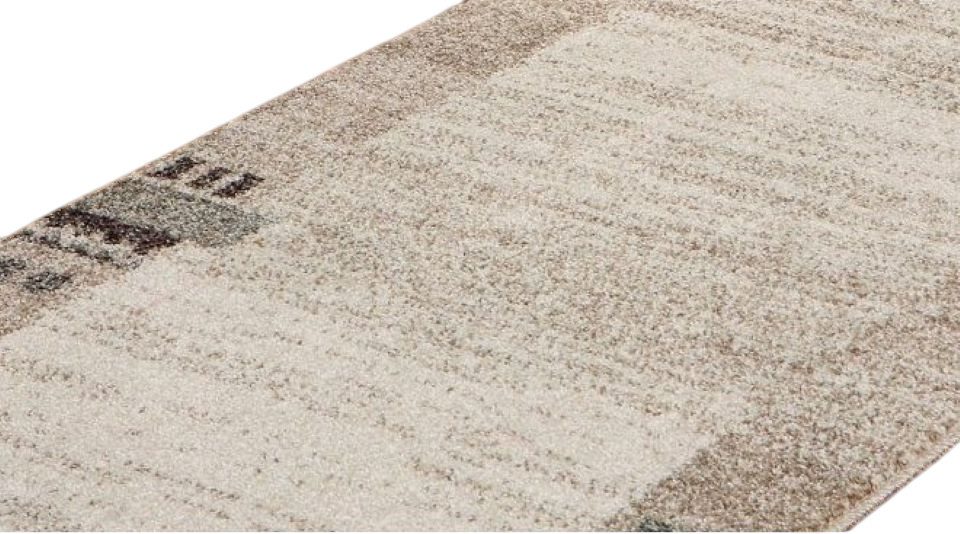 Peyer Syntex Teppich Teppich modern Design, beige, Rechteckig, Höhe: 8 mm, mit Bordüre meliert