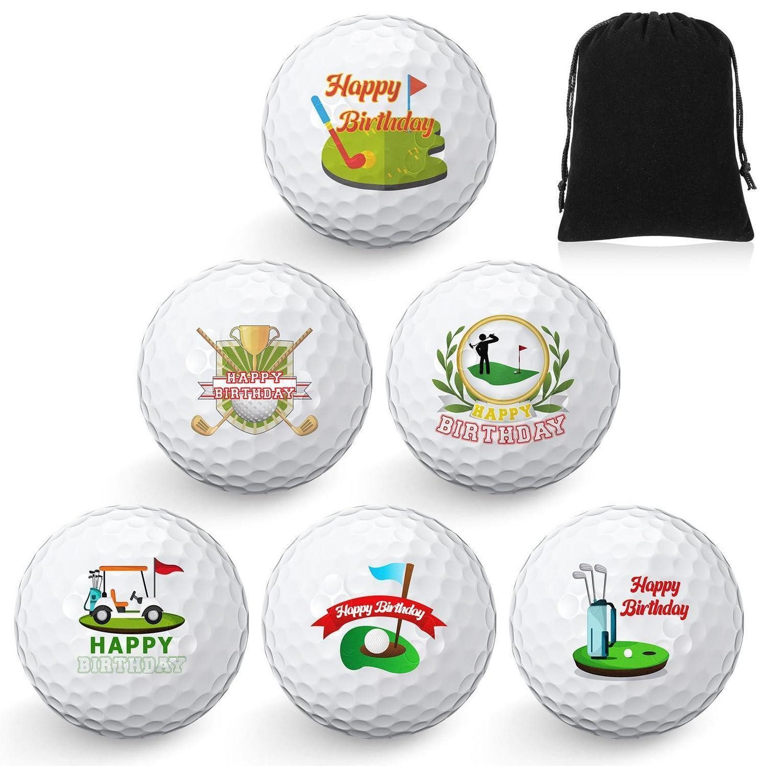 LuxusKollektion Golfball Golfball Geschenkset 6er Geburtstag (1-St)