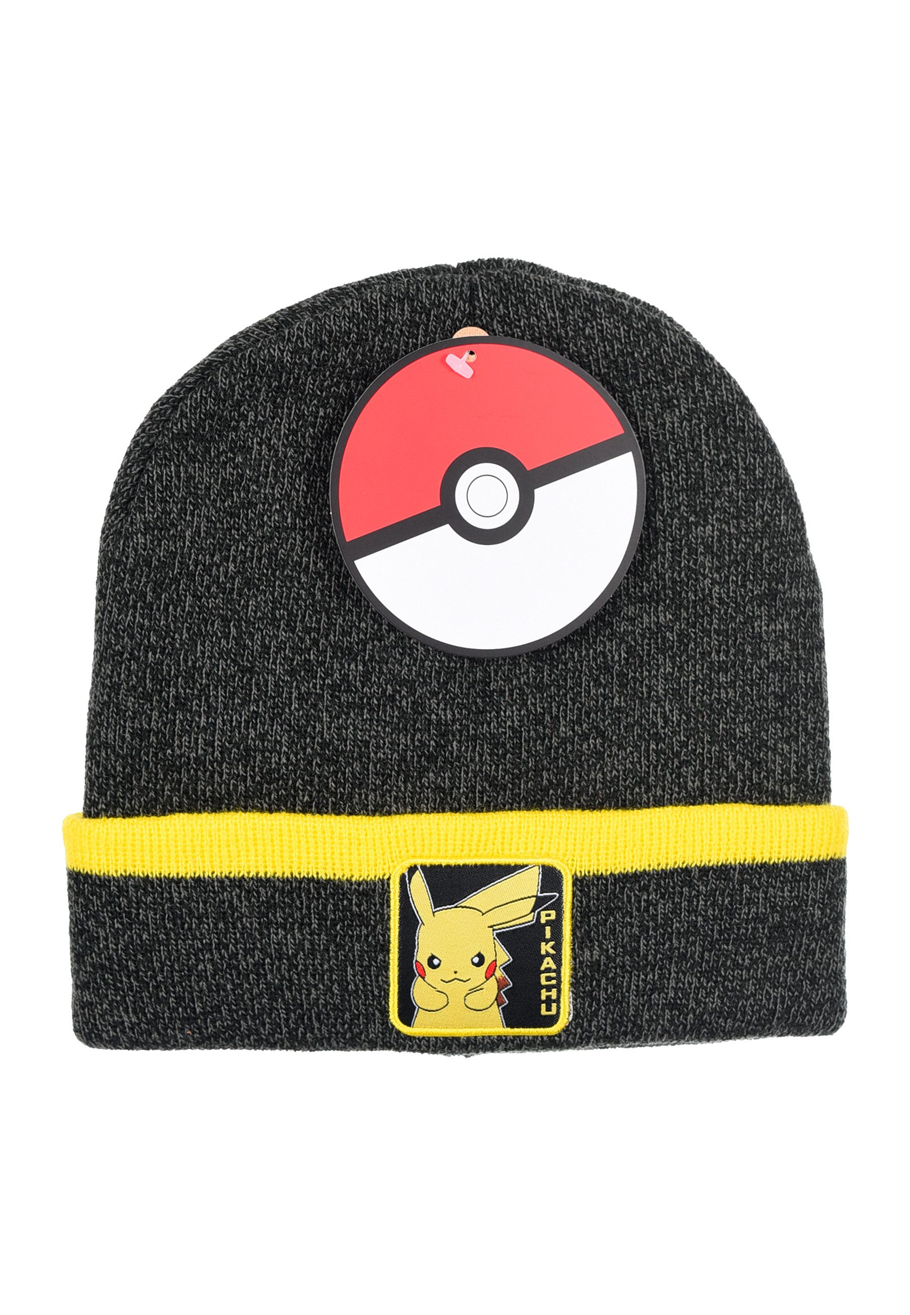 POKÉMON Beanie Kinder Beanie Jungen Mütze Pikachu Wintermütze Strick – Bild 4 von 4