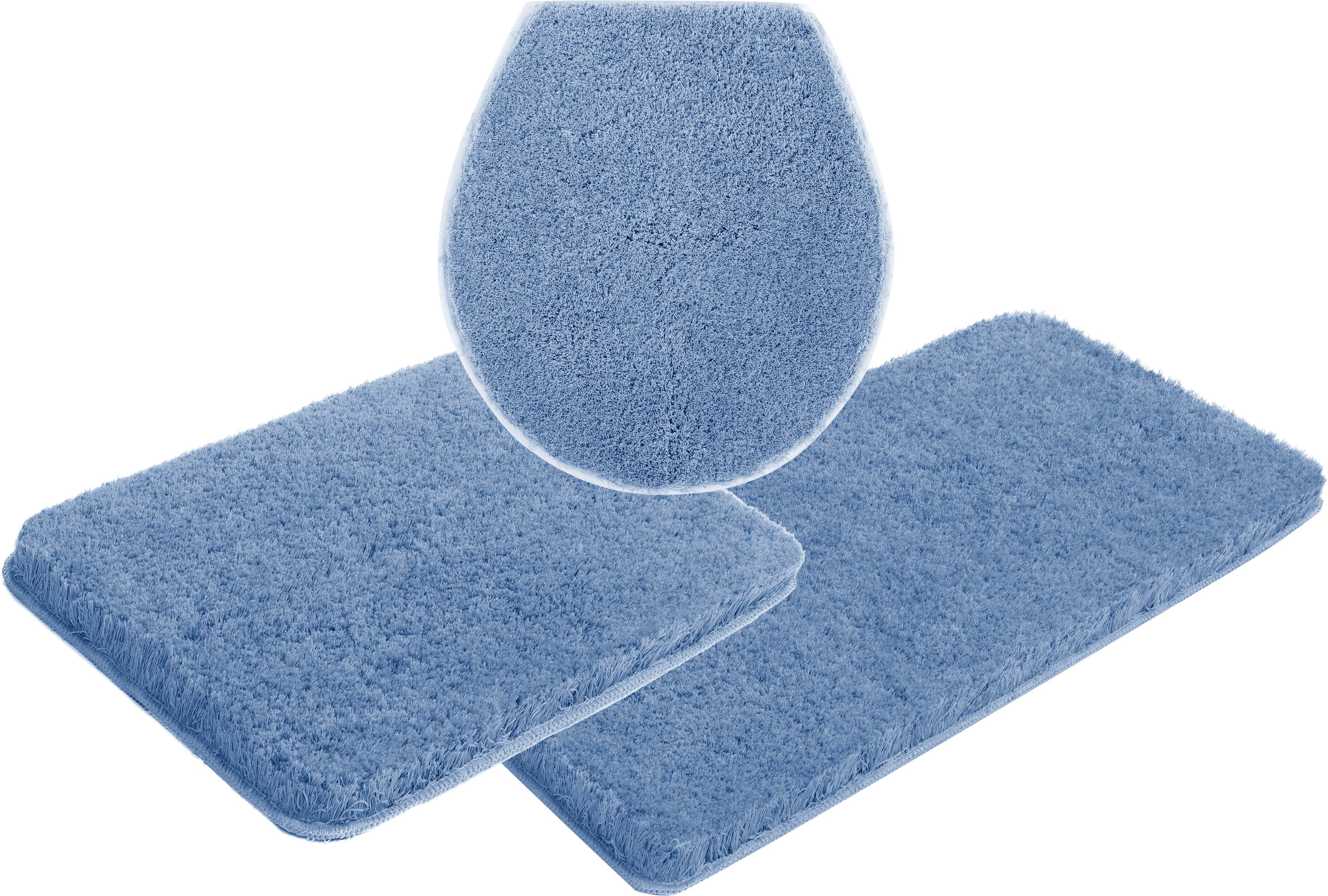 my home Badematte Porto, sehr feiner Flor, weich, Höhe 30 mm, rutschhemmend günstig online kaufen