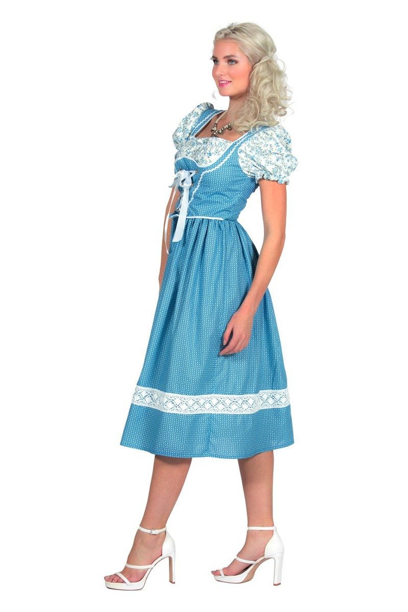 Wilbers Trachten-Kostüm Damen Dirndl Kleid Oktoberfest Wiesn Tracht Kostüm Karneval
