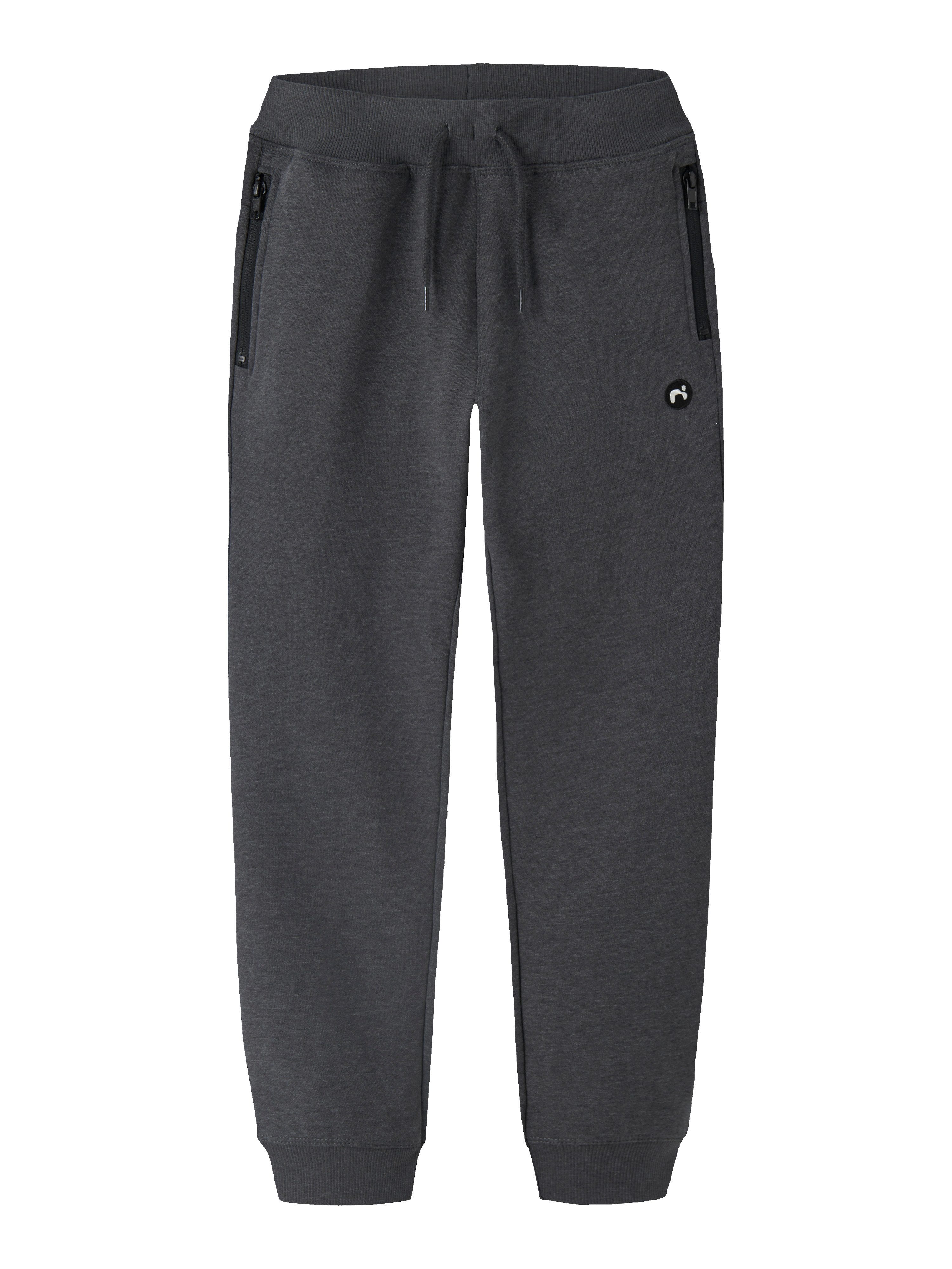 Name It Jogginghose NKMVIMO für Jungen mit Bündchen und Stretchkomfort unifarben, casual, regular fit, Baumwollmischung, Rundhals – Bild 3 von 5