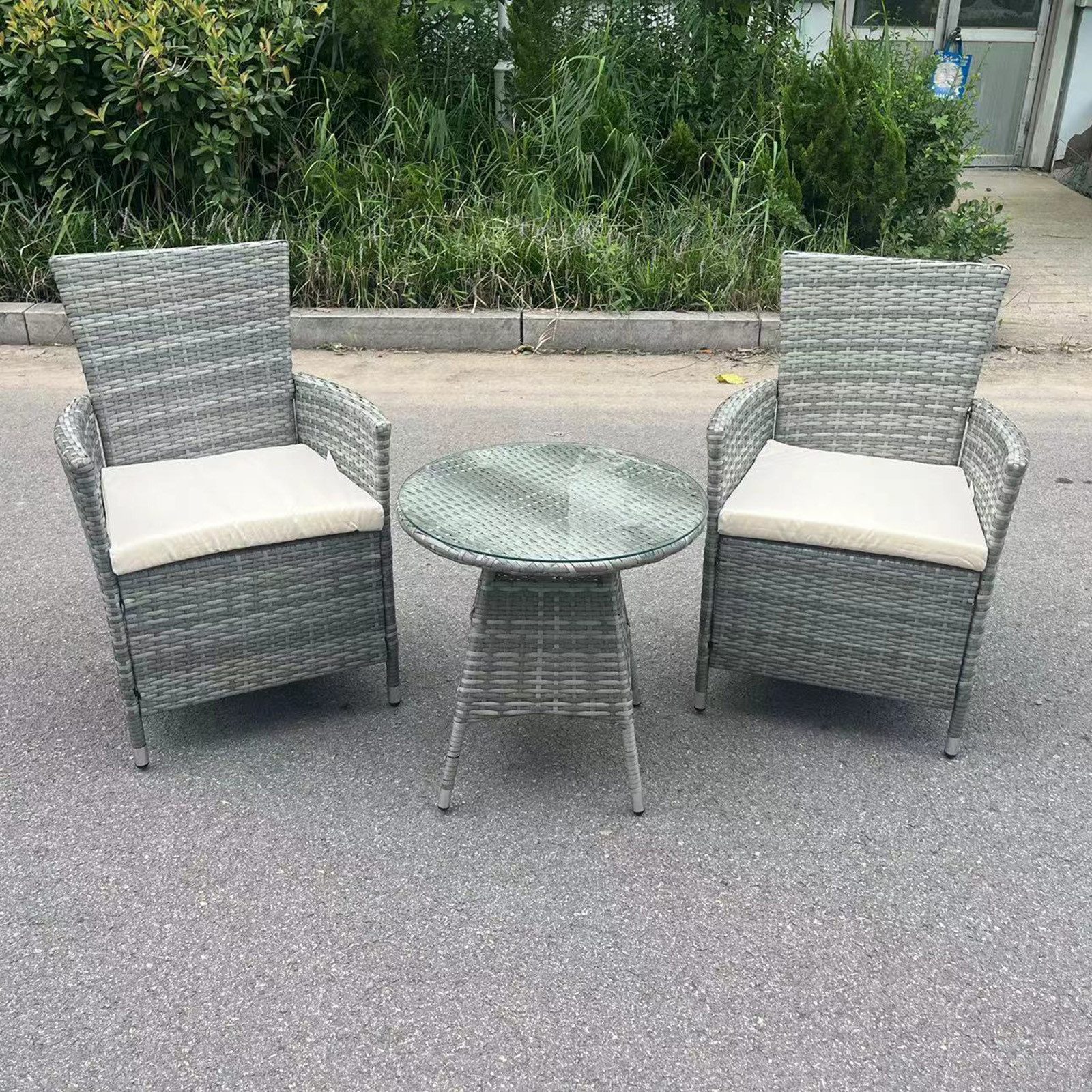 HTI-Living Garten-Essgruppe Gartenmöbel Amelia, (Set, 3-tlg., 2 Stühle 1 Ti günstig online kaufen