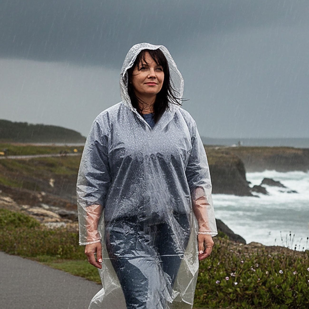 Viva living Regenponcho Regenponcho mit Kapuze Transparent Einheitsgröße Notfall Regencape (4-St., 1er-Set & 4er-Set & 8er-Set & 16er-Set) Einheitsgröße, transparent, mit Kapuze & Ärmeln, aus PE