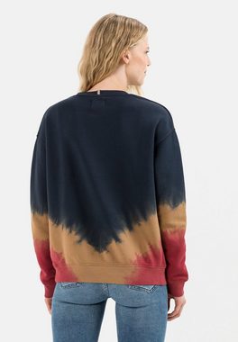 camel active Sweatshirt mit Dip-Dye-Effekt