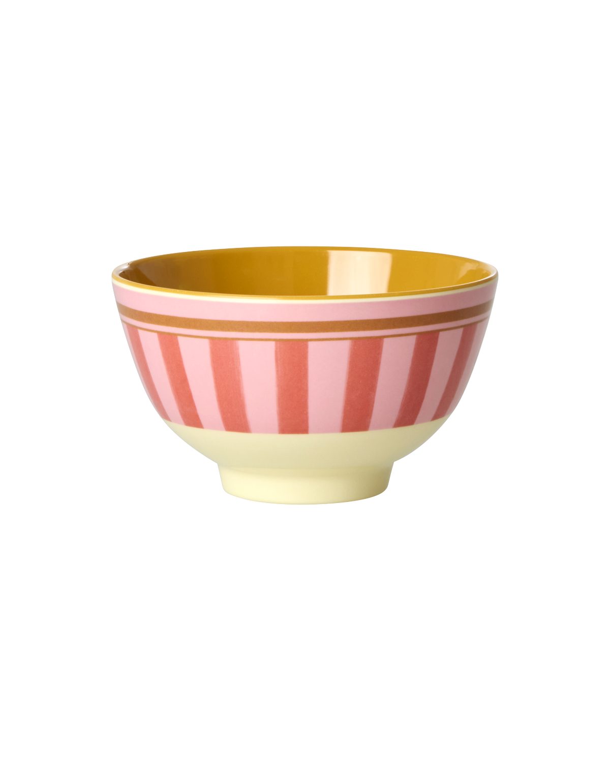 ReWu Single Geschirr-Set Rice Variante Streifen Rot, Melamin